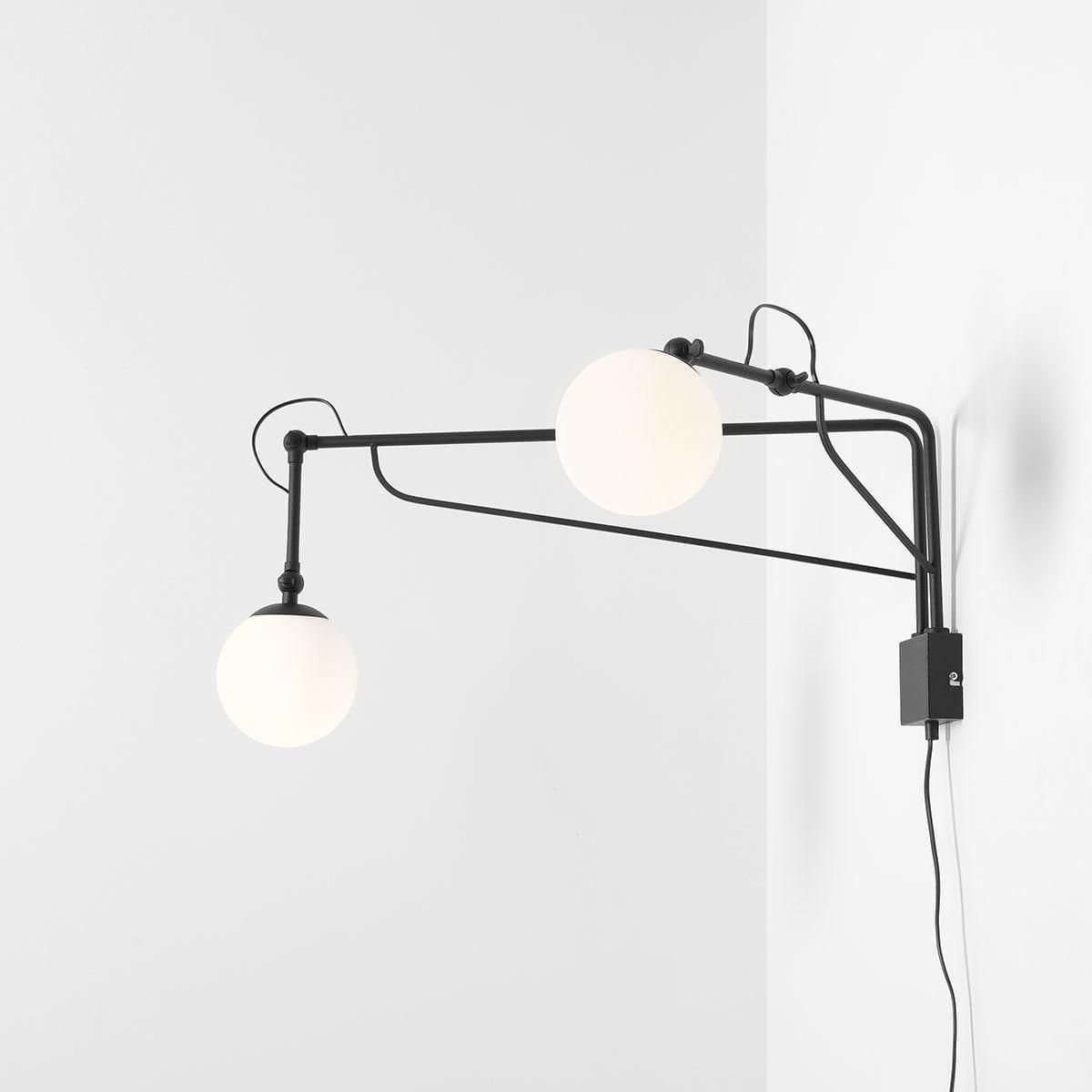 Kinkiet SOHO GLASS DUO czarny Artera Eye on Design