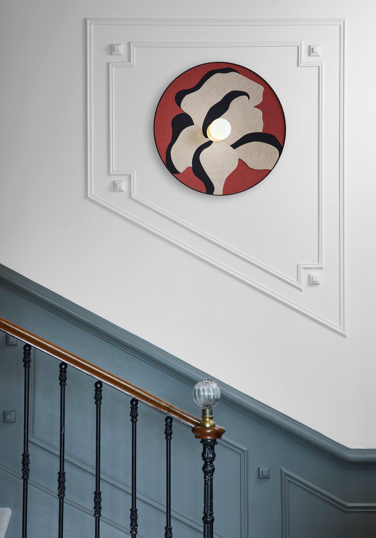 Kinkiet SONIA LAUDET karminowy Market Set Eye on Design