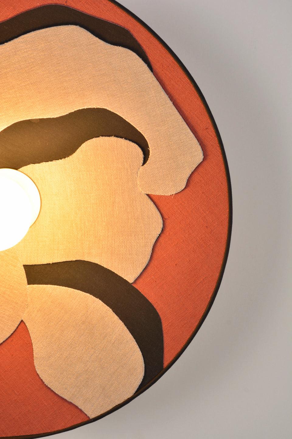 Kinkiet SONIA LAUDET karminowy Market Set Eye on Design