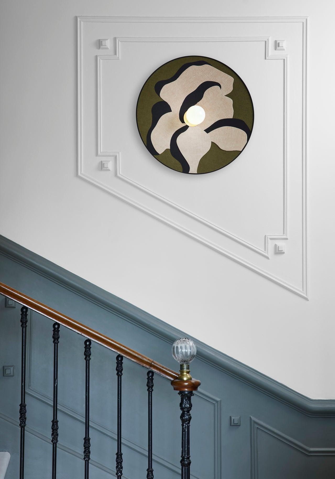 Kinkiet SONIA LAUDET oliwkowy Market Set Eye on Design