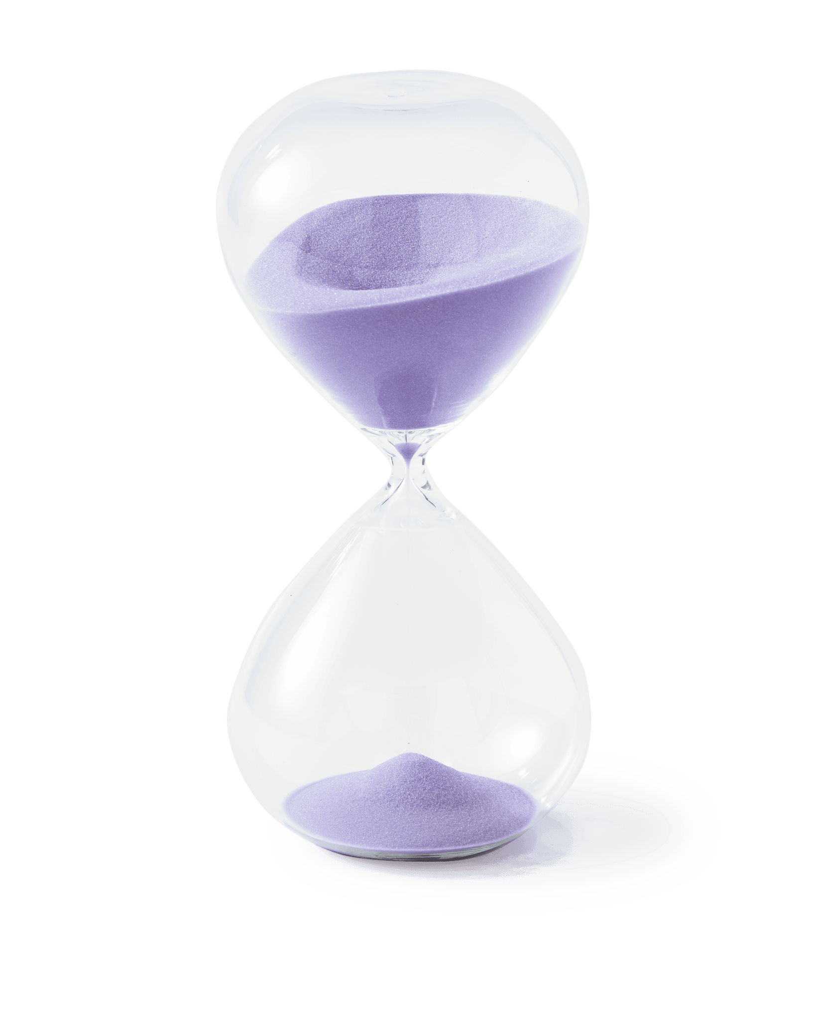 Klepsydra BALL lawendowy Pols Potten 14 cm Eye on Design