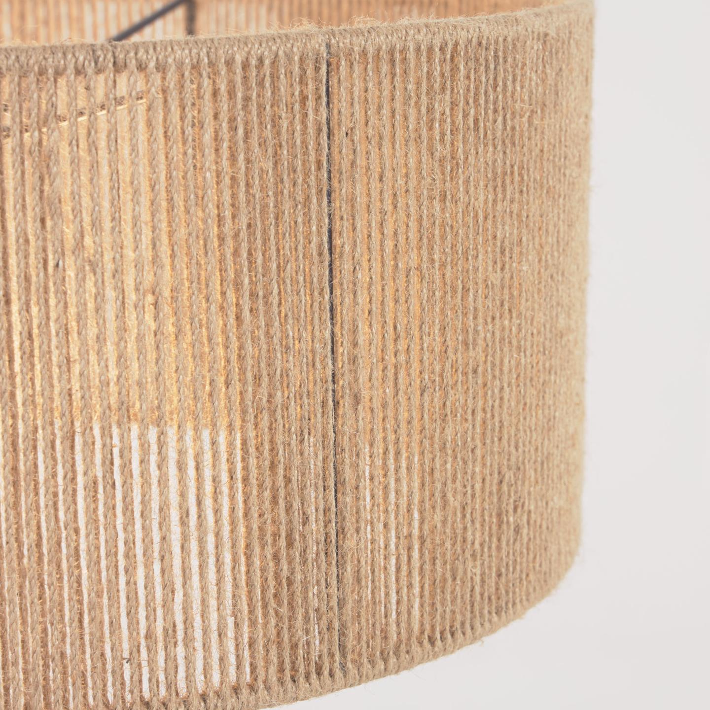 Klosz do lampy wiszącej CRISTA jutowy La Forma Eye on Design