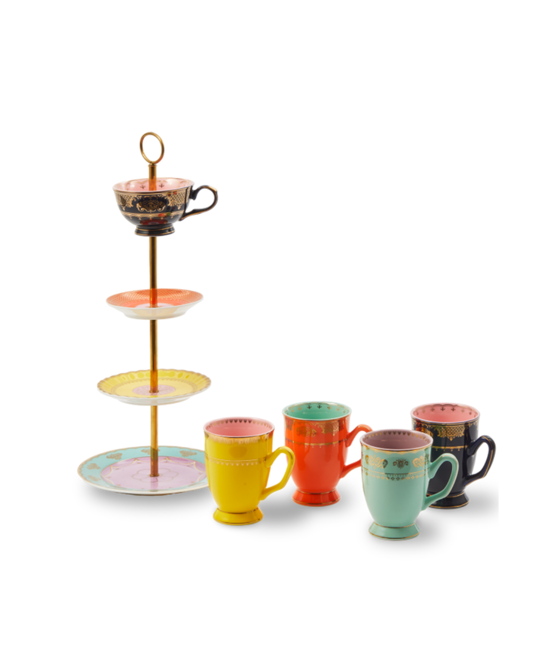 GRANDPA Mug Set Colorful Porcelain