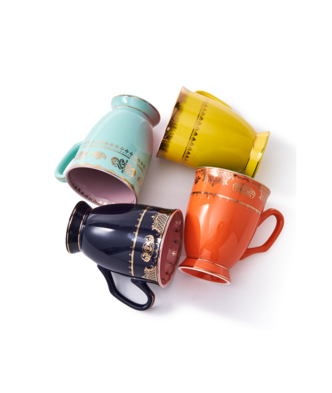GRANDPA Mug Set Colorful Porcelain