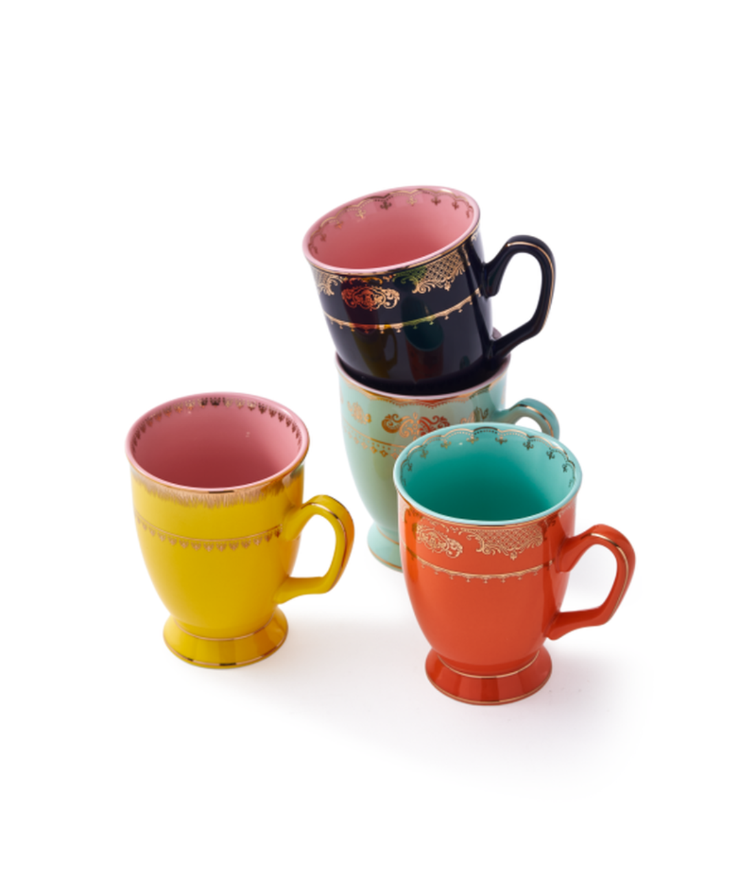 GRANDPA Mug Set Colorful Porcelain