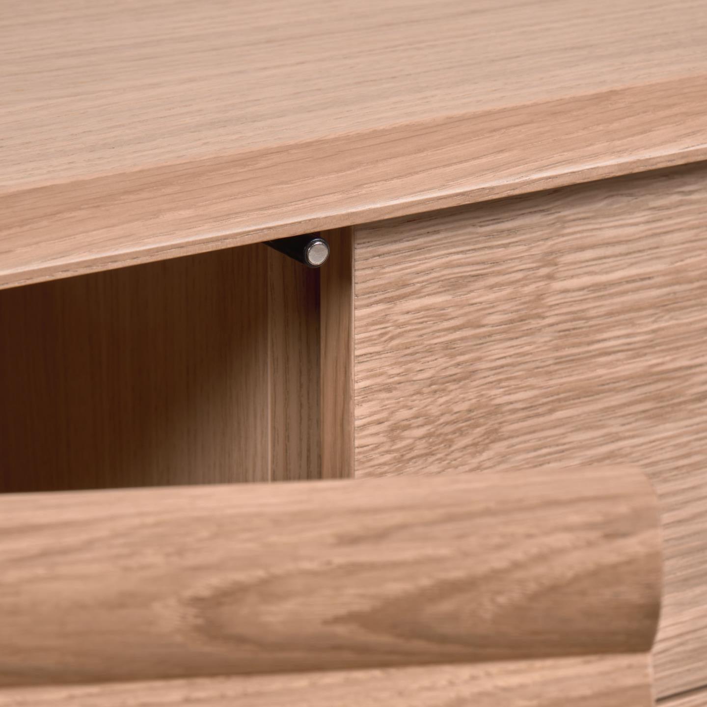 Komoda 2-drzwiowa LENON drewno dębowe La Forma Eye on Design