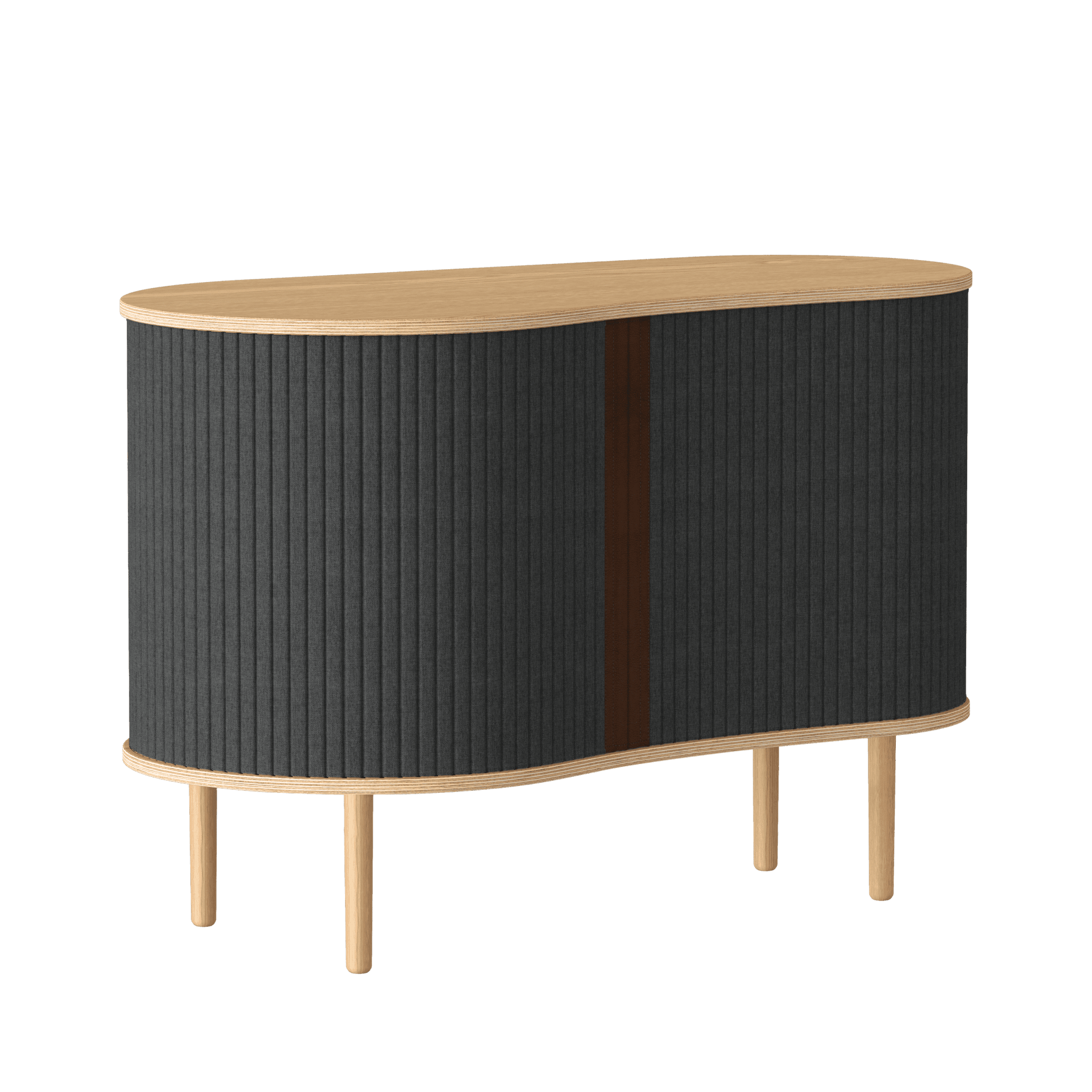 Komoda AUDACIOUS antracytowy z dębem UMAGE Eye on Design