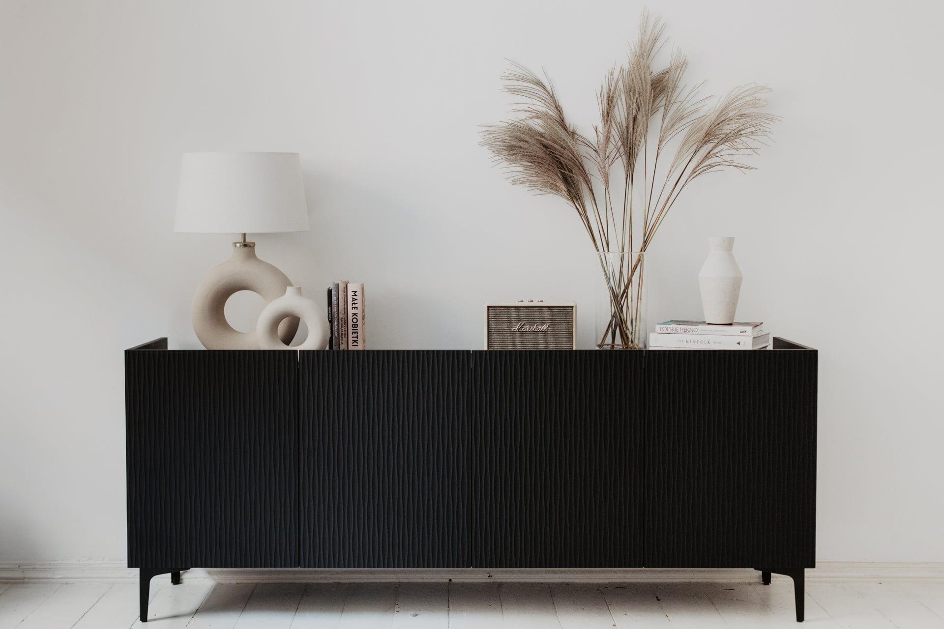 Komoda BOLGE czarny dąb Nordifra Eye on Design