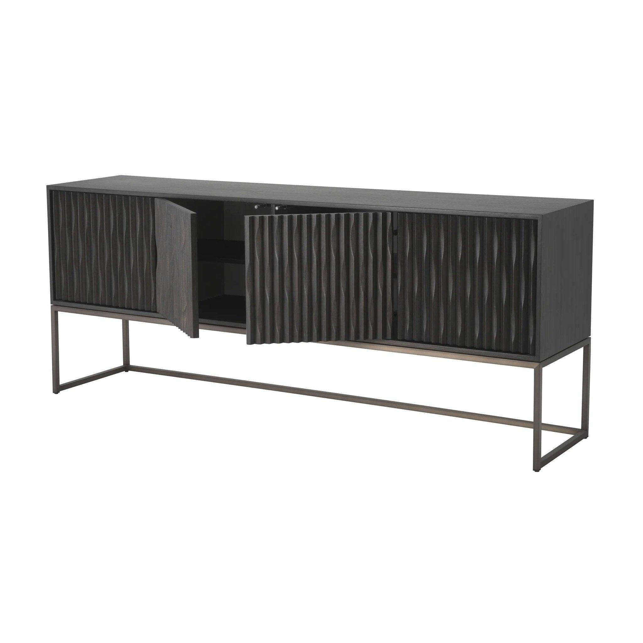 Komoda BRAYDEN grafitowy fornir dębowy Eichholtz Eye on Design