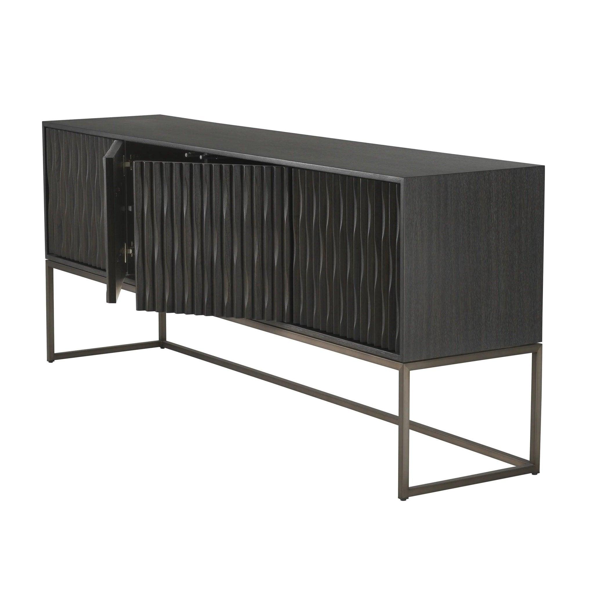 Komoda BRAYDEN grafitowy fornir dębowy Eichholtz Eye on Design