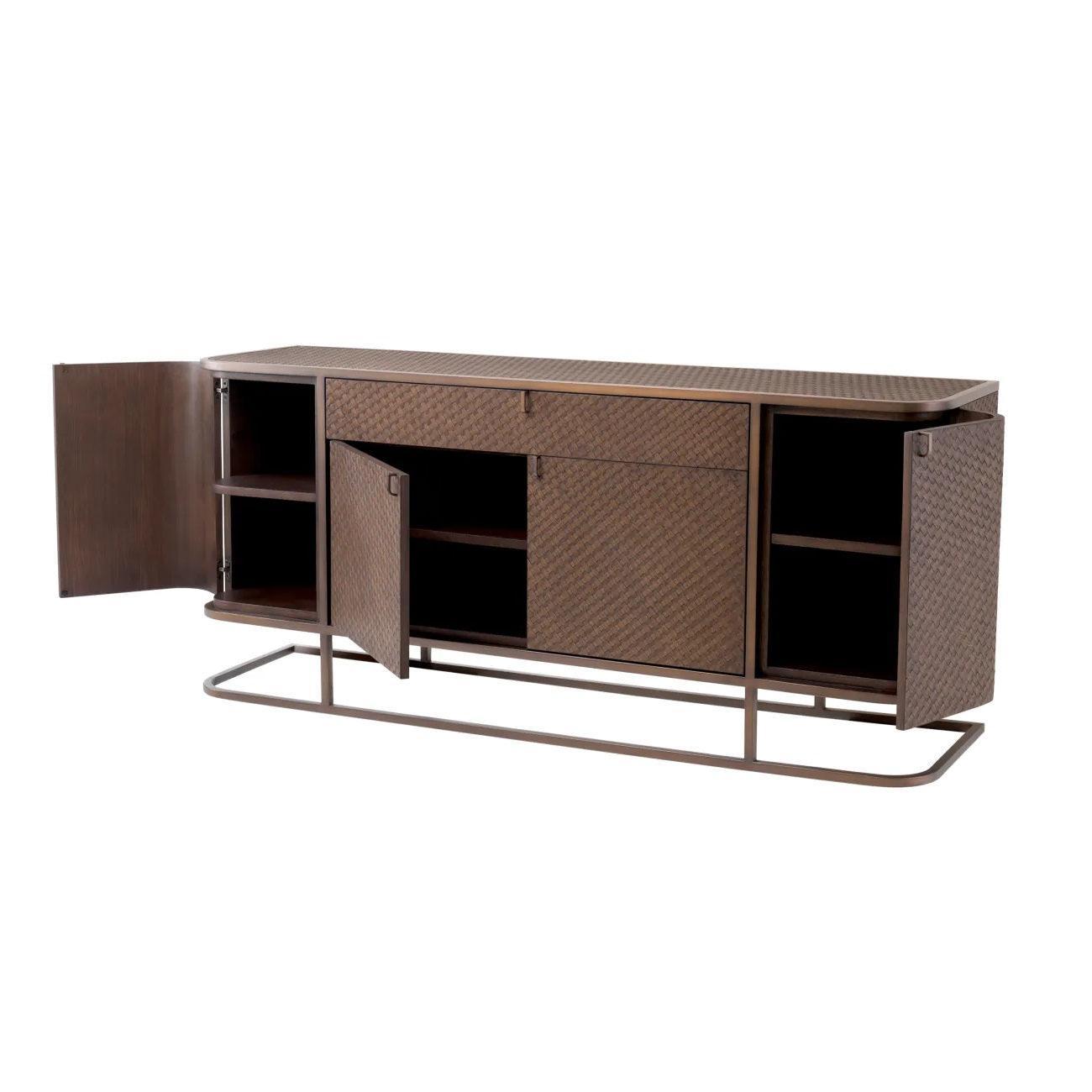 Komoda NAPA VALLEY ciemnobrązowy fornir dębowy Eichholtz Eye on Design