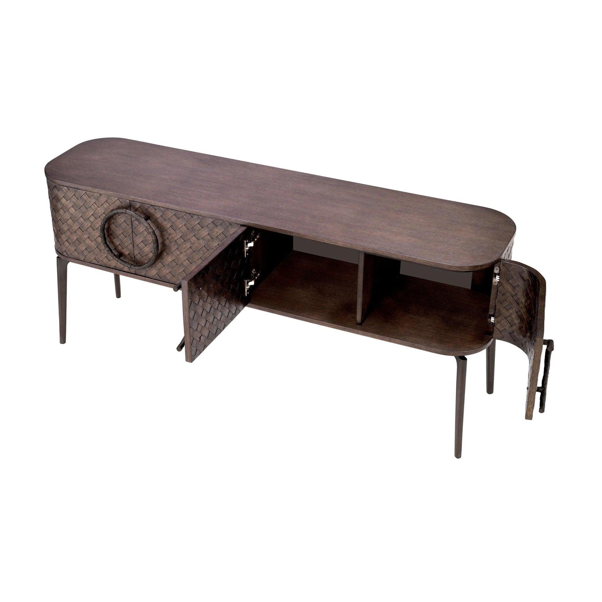 Komoda NILSSON brązowy fornir dębowy Eichholtz Eye on Design