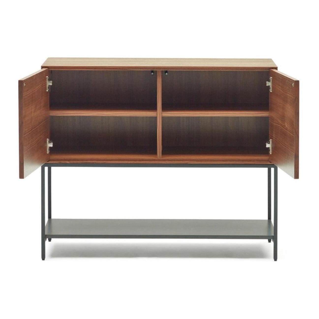 Komoda niska 2-drzwiowa VEDRANA fornir orzechowy La Forma Eye on Design