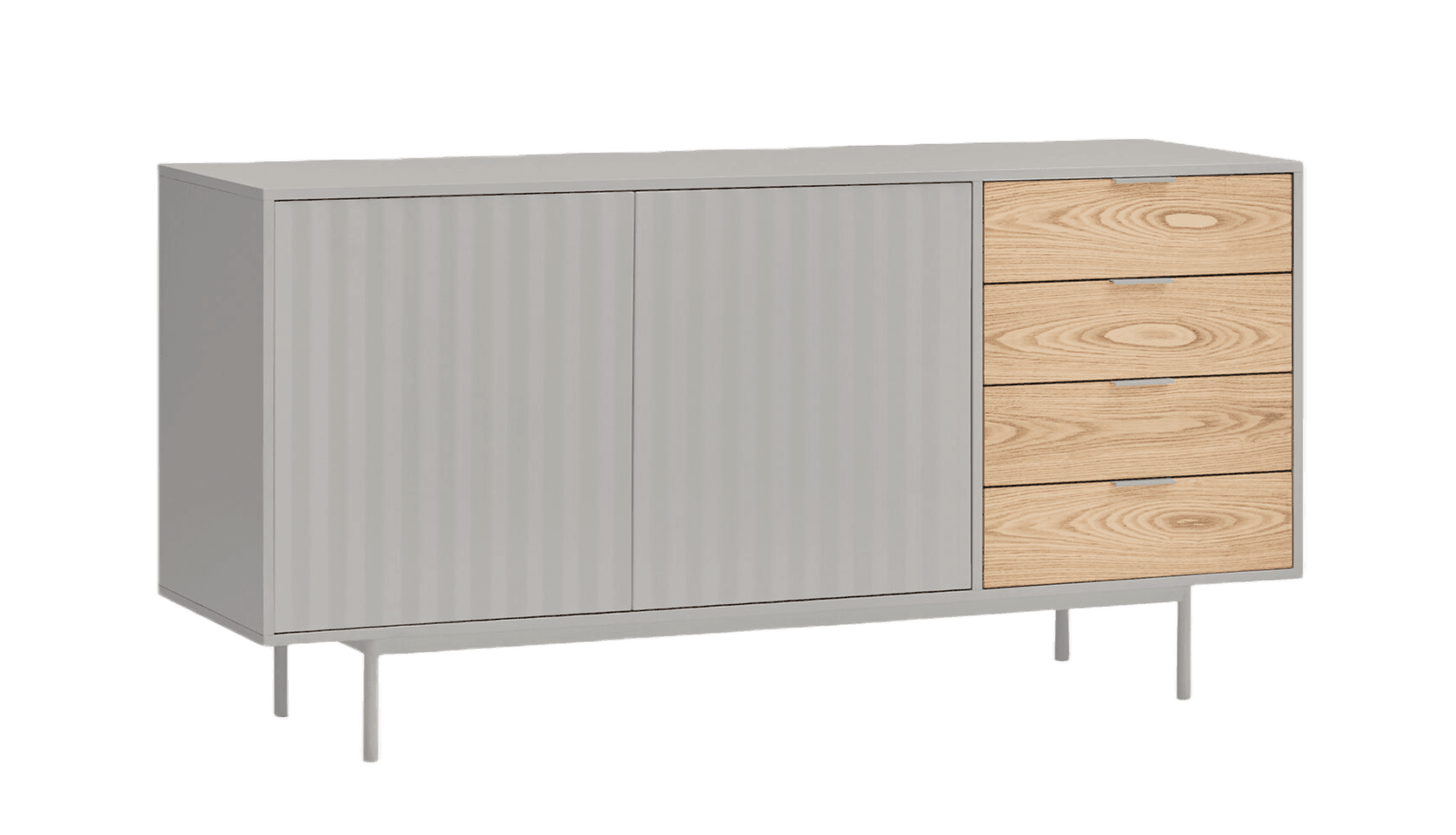 Komoda SIERRA 2D szary Teulat Eye on Design