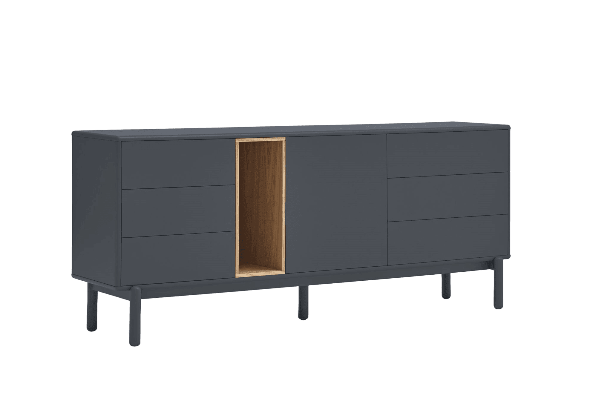 Komoda szeroka CORVO antracytowy Teulat Eye on Design