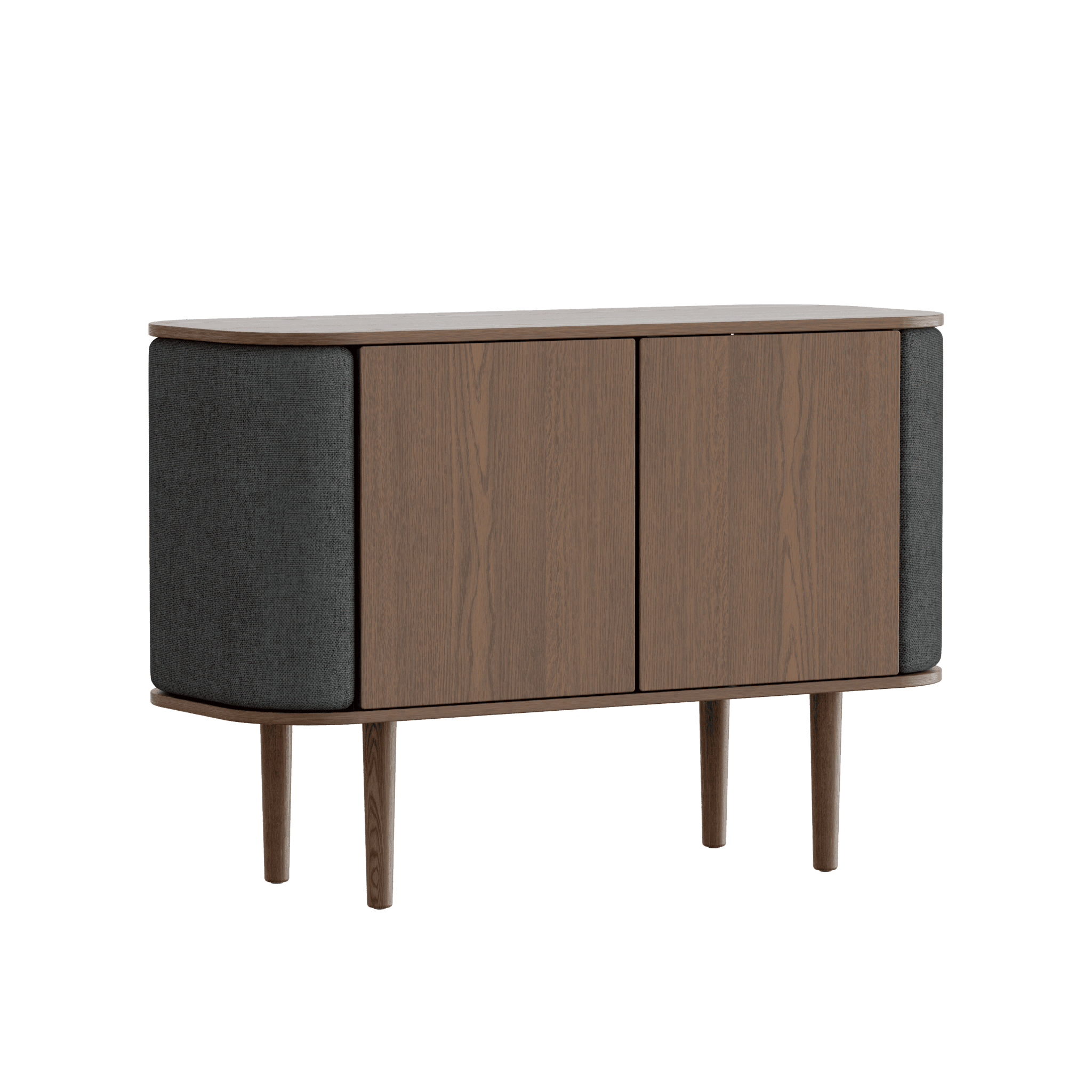 Komoda TREASURES antracytowy z ciemnym dębem UMAGE Eye on Design