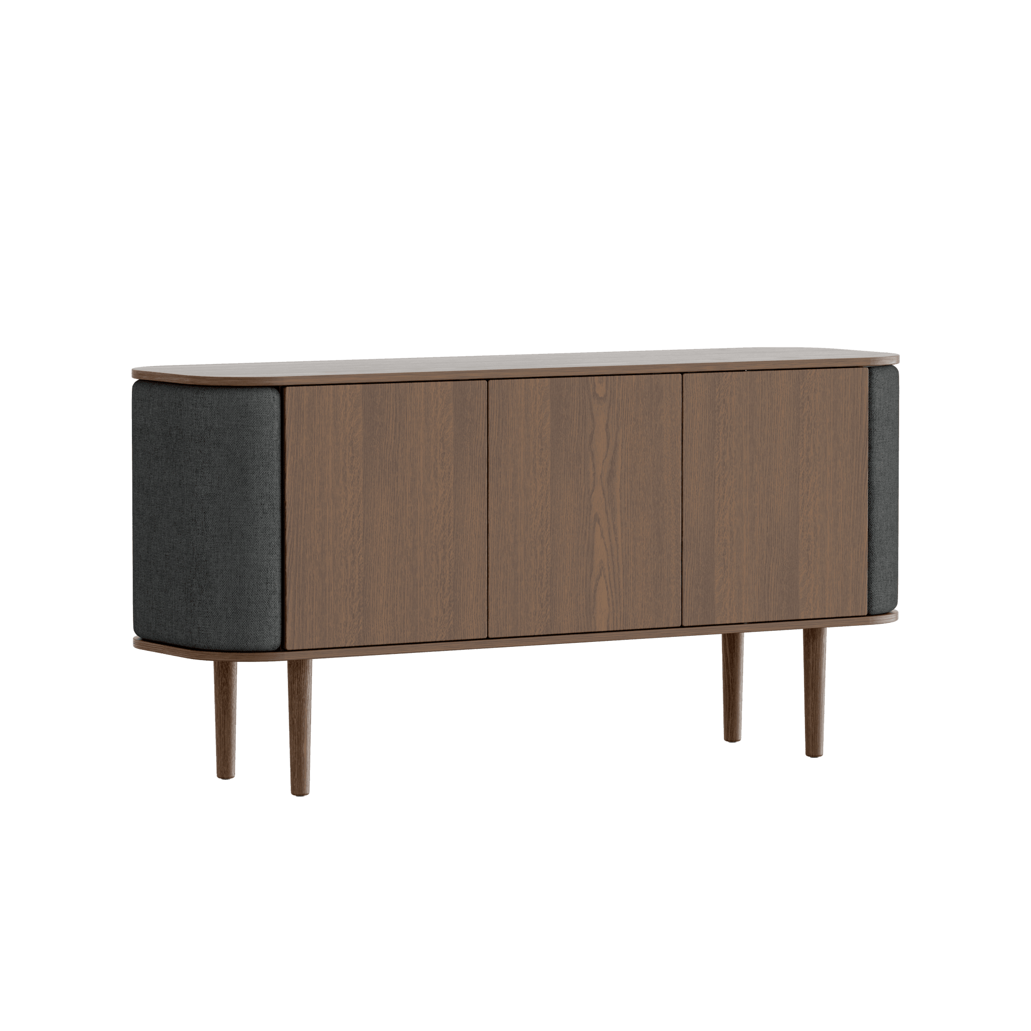 Komoda TREASURES antracytowy z ciemnym dębem UMAGE Eye on Design