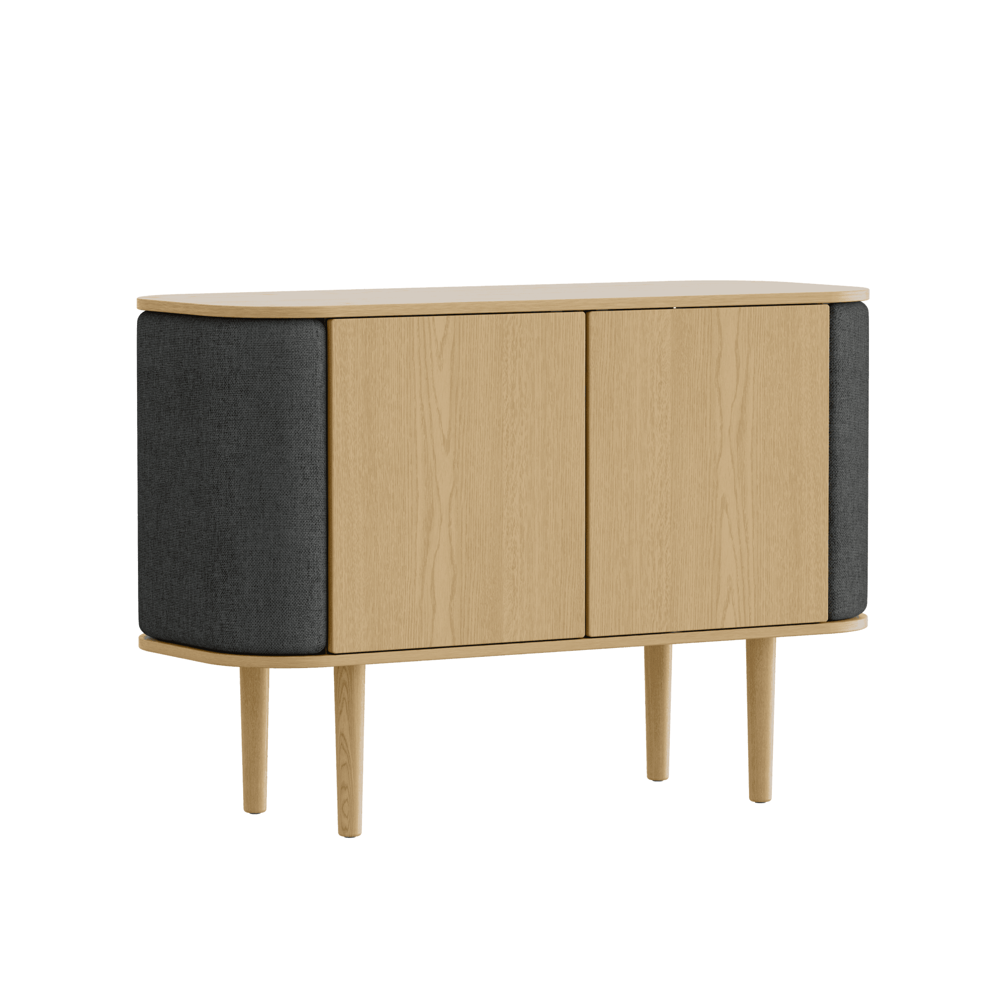 Komoda TREASURES antracytowy z dębem UMAGE Eye on Design