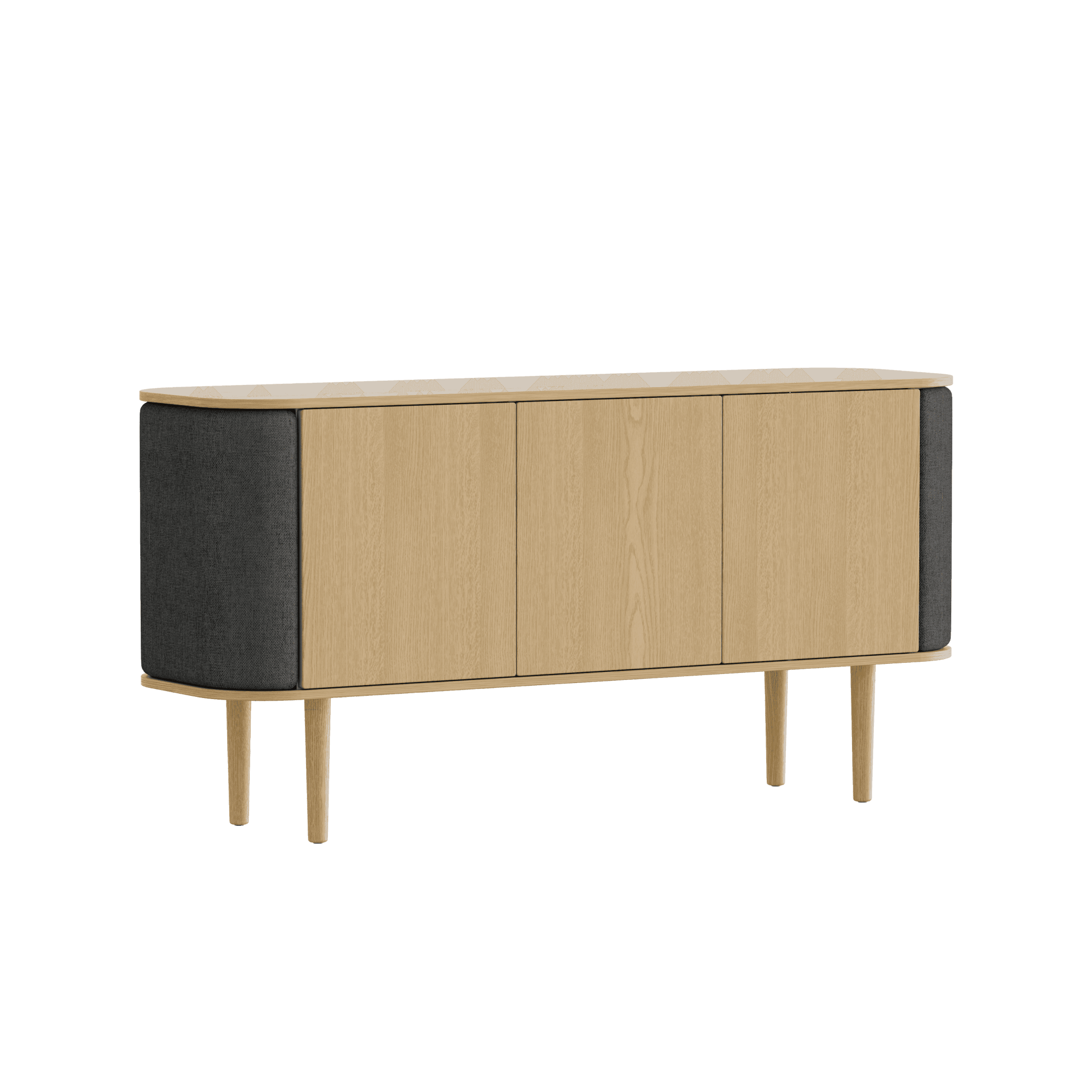 Komoda TREASURES antracytowy z dębem UMAGE Eye on Design