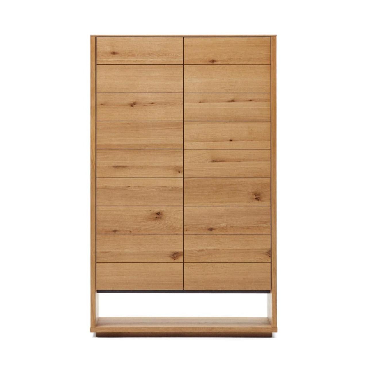 Komoda wysoka 2-drzwiowa ALGUEMA fornir dębowy La Forma Eye on Design