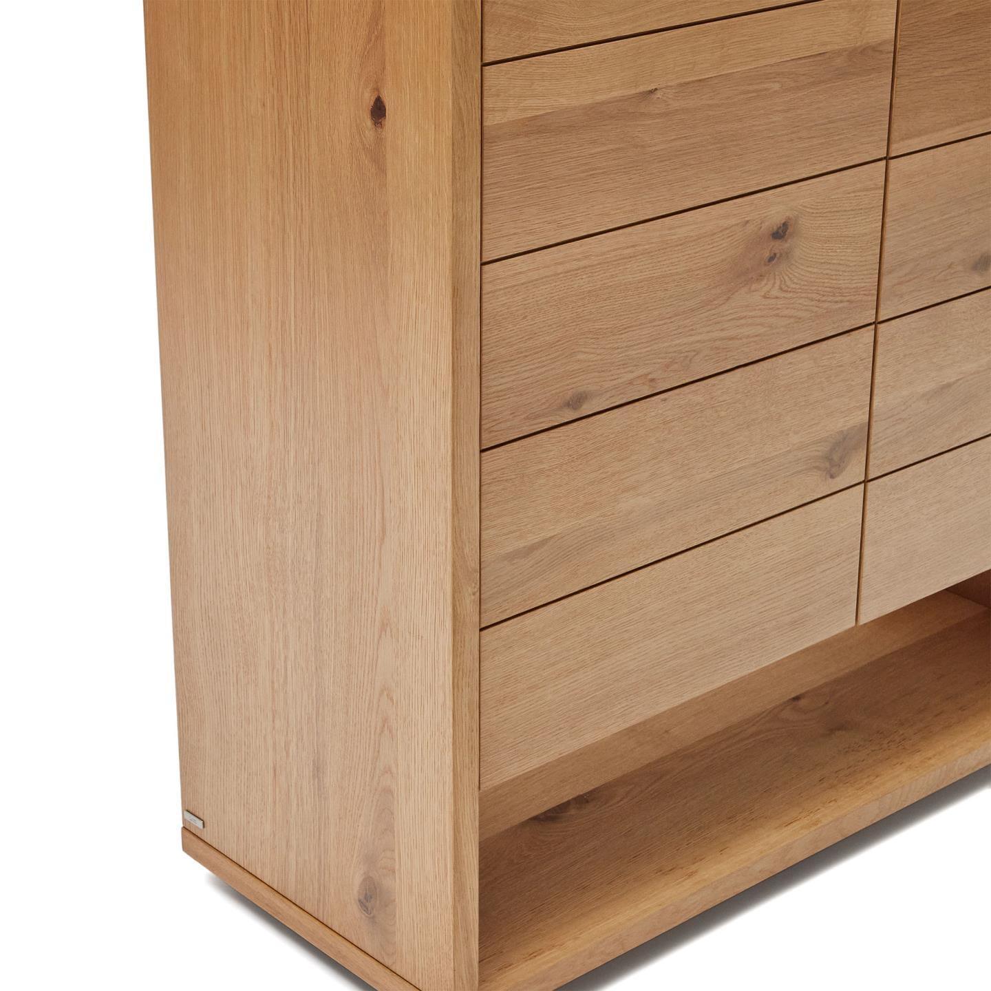 Komoda wysoka 2-drzwiowa ALGUEMA fornir dębowy La Forma Eye on Design