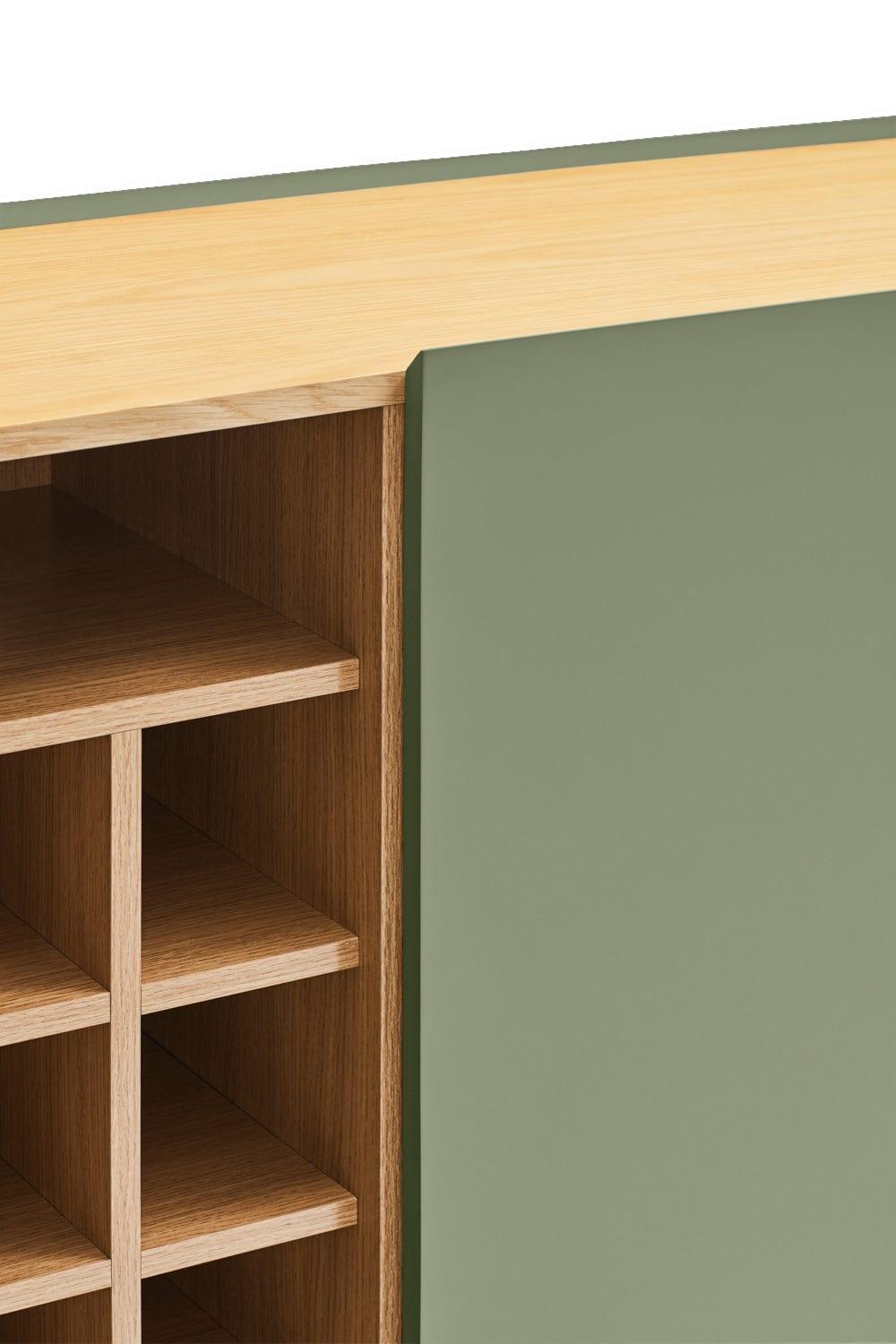 Komoda wysoka ARISTA zielony Teulat Eye on Design