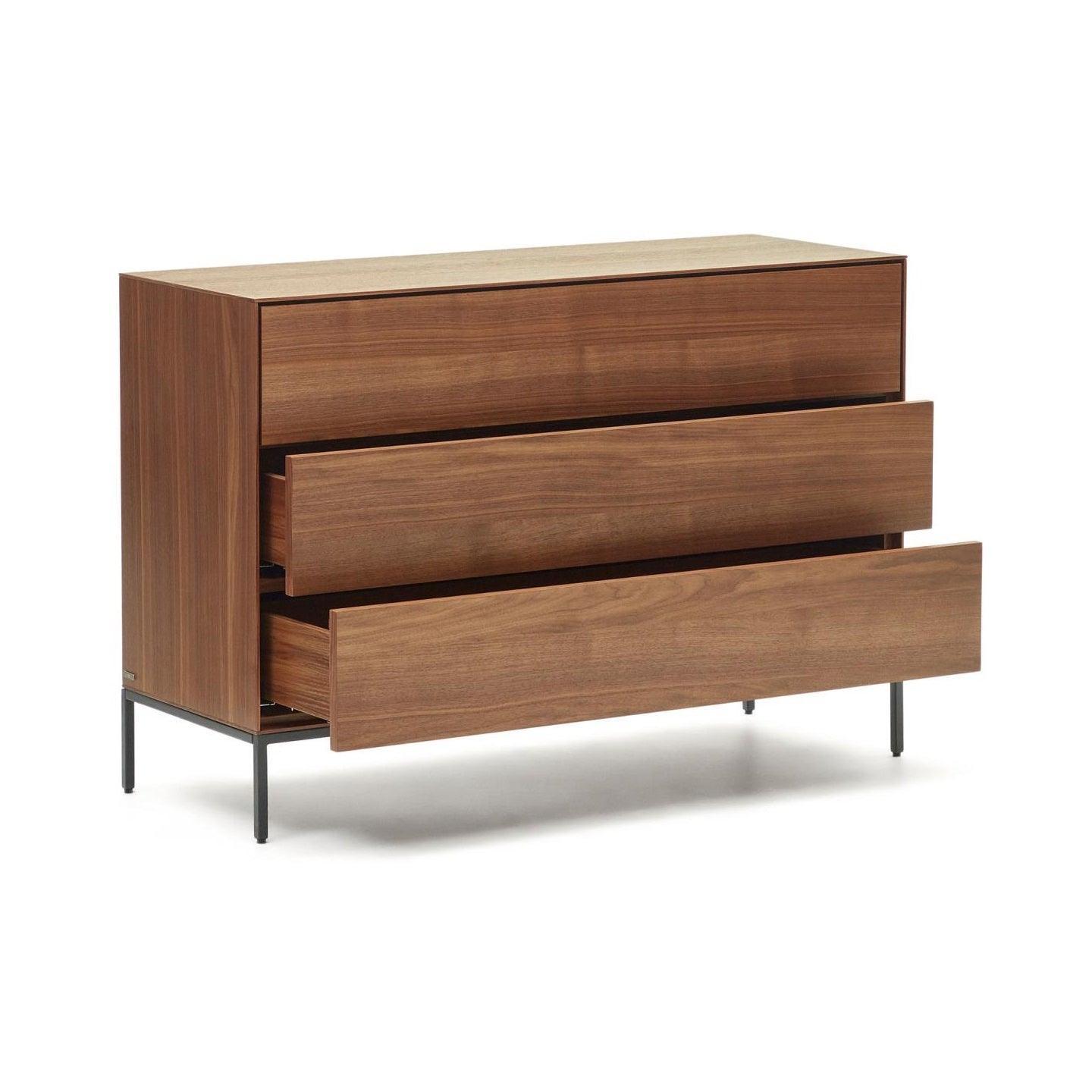 Komoda z szufladami VEDRANA fornir orzechowy La Forma Eye on Design