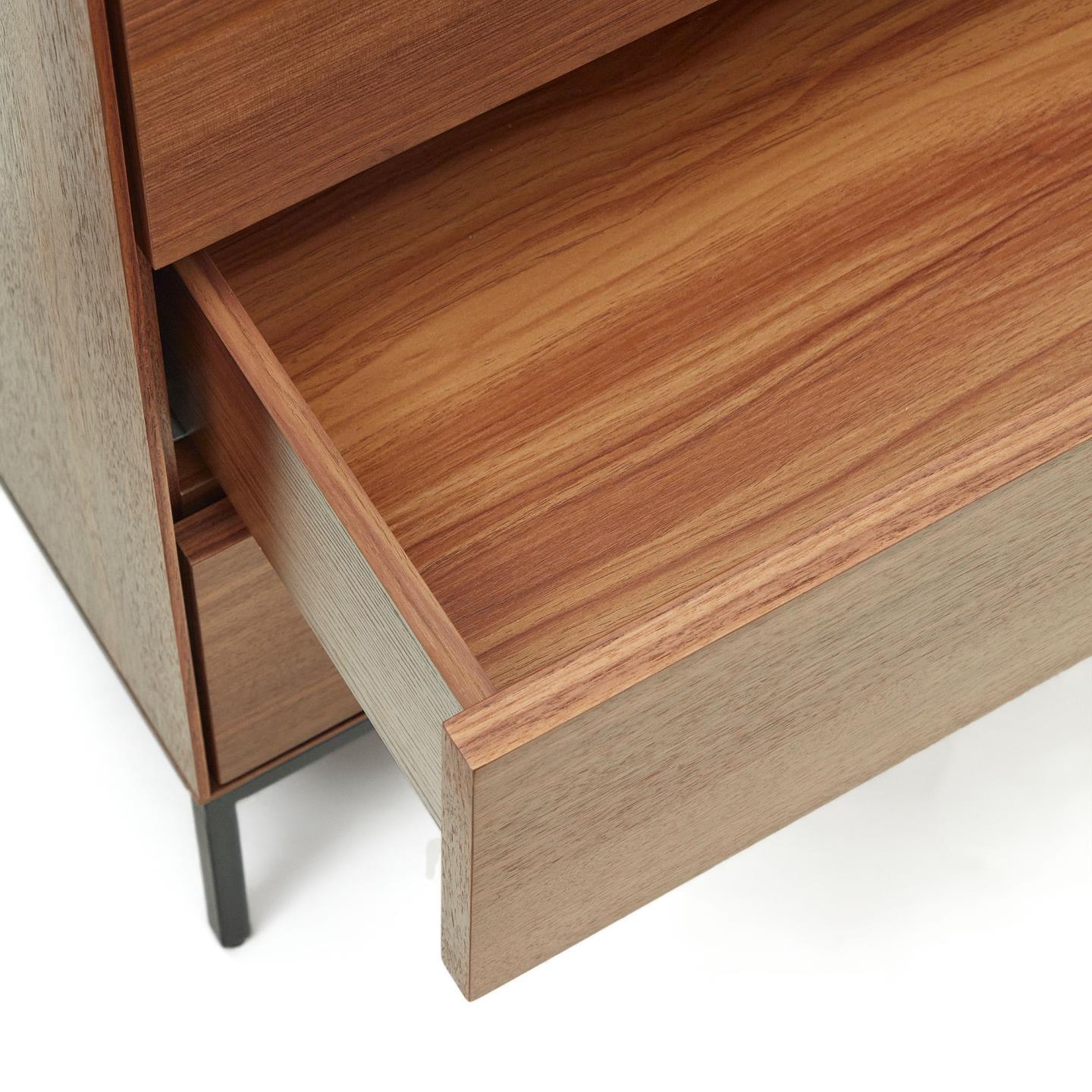 Komoda z szufladami VEDRANA fornir orzechowy La Forma Eye on Design