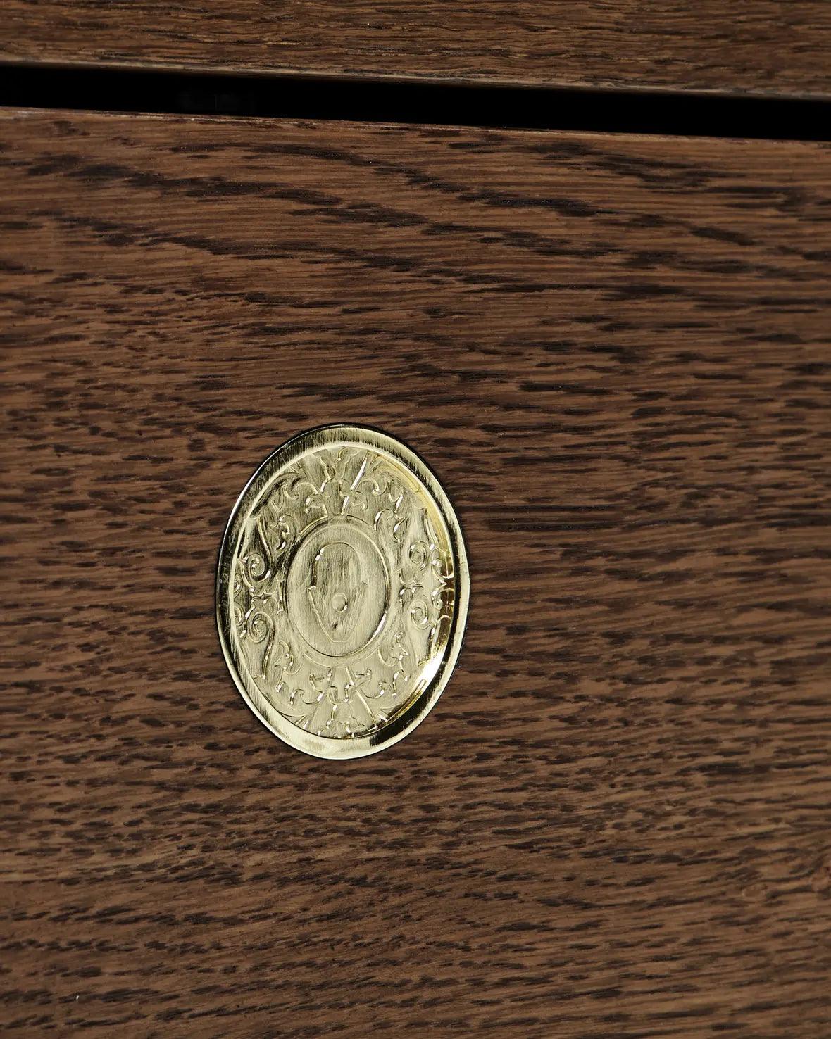 Komoda ZIO lity dąb czarny Moooi Eye on Design