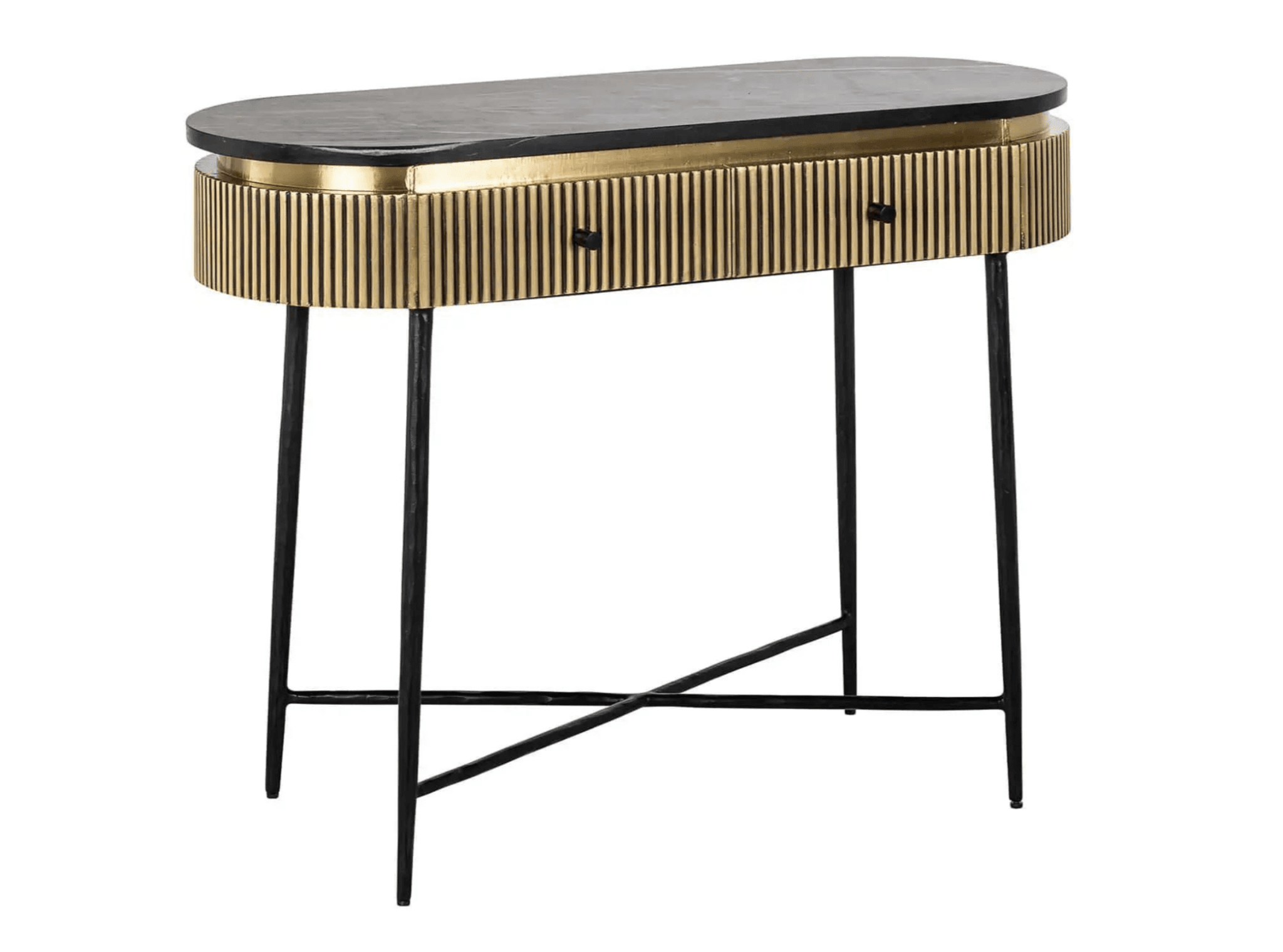 Konsola IRONVILLE złoty Richmond Interiors Eye on Design