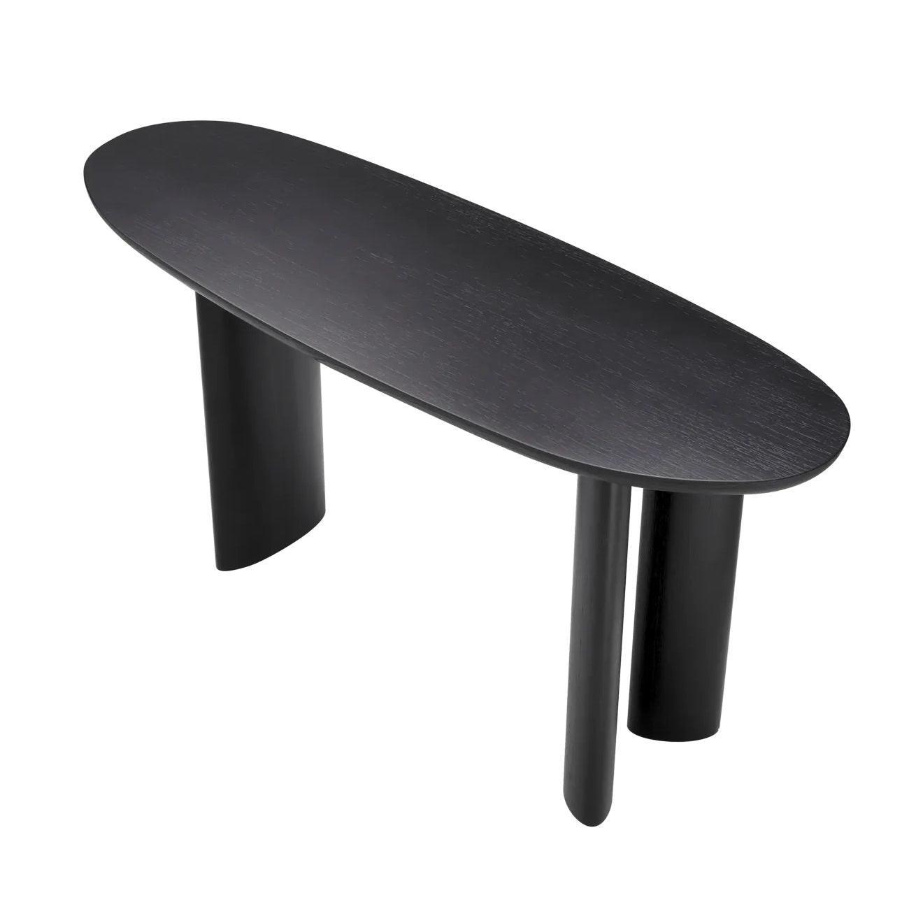 Konsola LINDNER czarny fornir Eichholtz Eye on Design