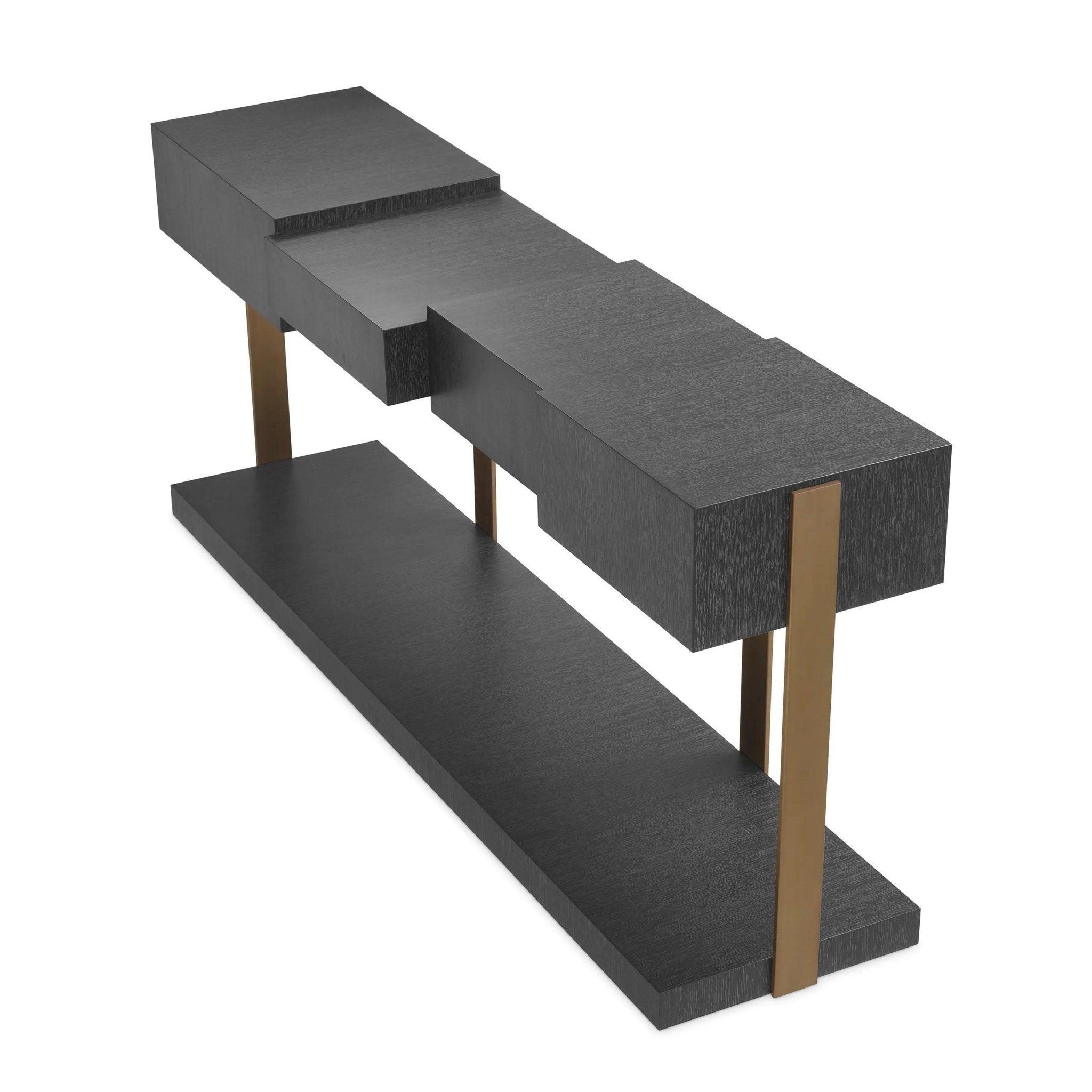 Konsola NERONE czarny fornir dębowy Eichholtz Eye on Design