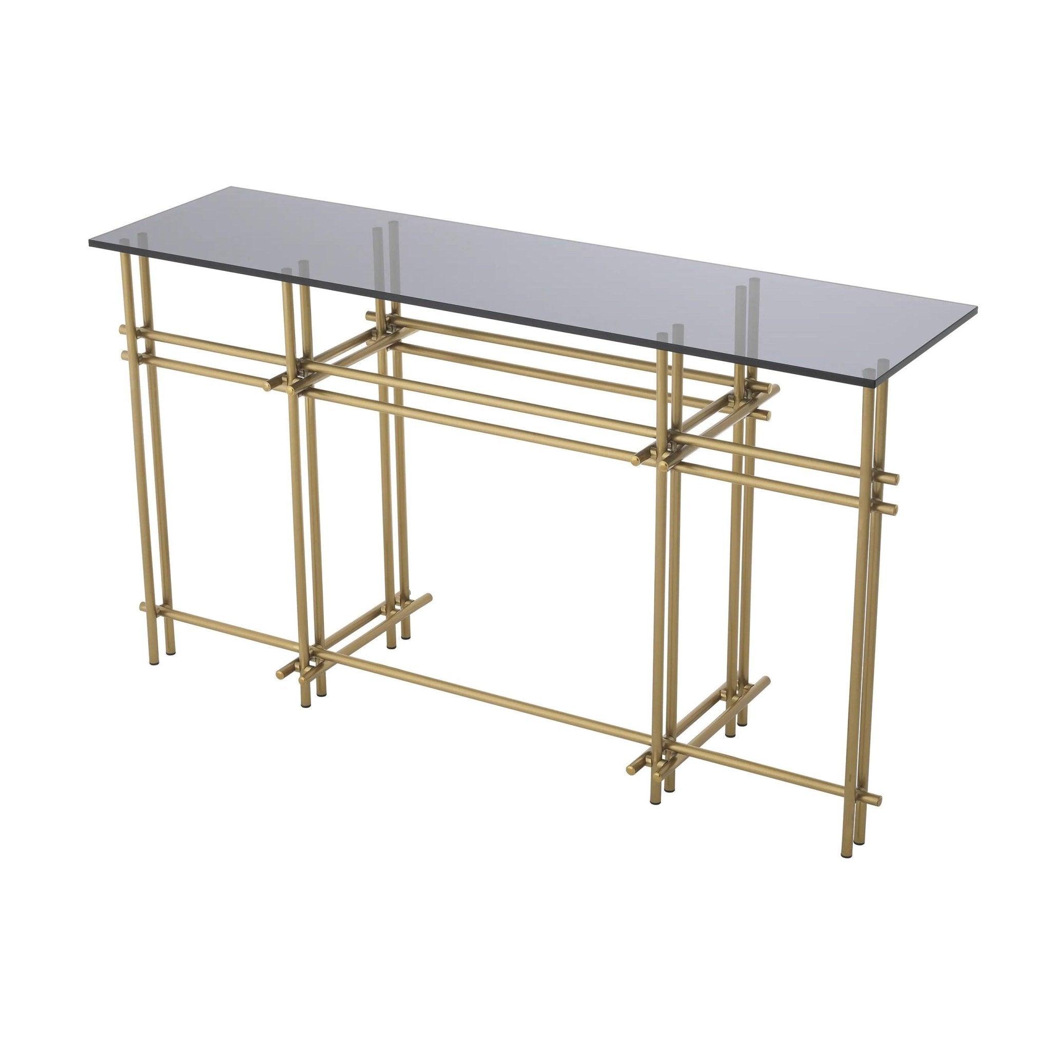 Konsola QUINN szczotkowany mosiądz Eichholtz Eye on Design