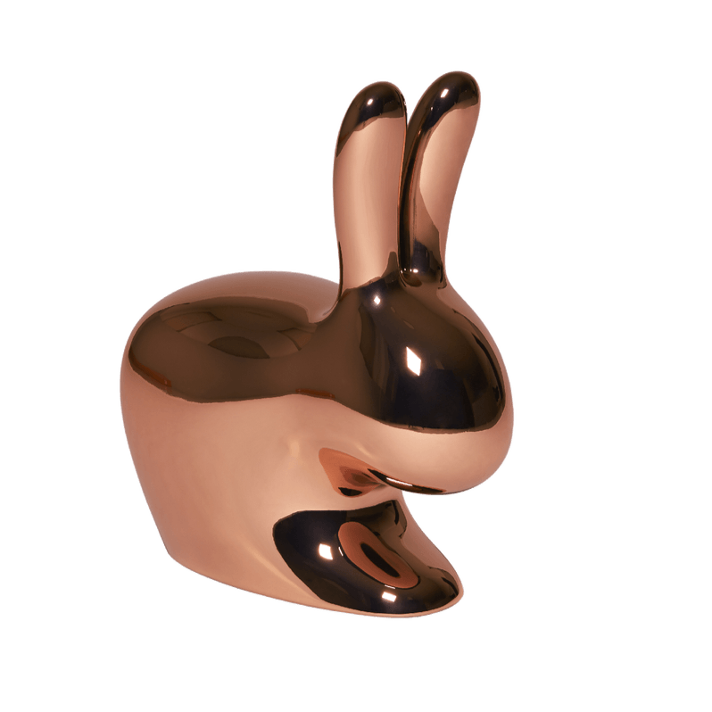 Krzesełko BABY RABBIT METALLIC miedziany Qeeboo Eye on Design