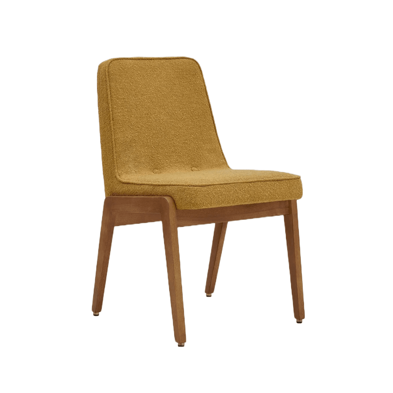 Krzesło 200-125 VAR żółty w tkaninie Boucle Mustard 366 concept Eye on Design