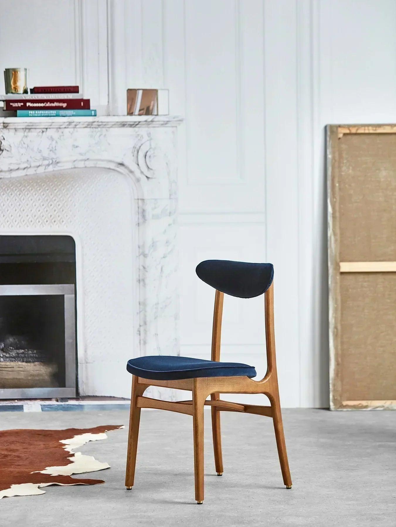 Krzesło 200-190 żółty w tkaninie Wool Mustard 366 concept Eye on Design