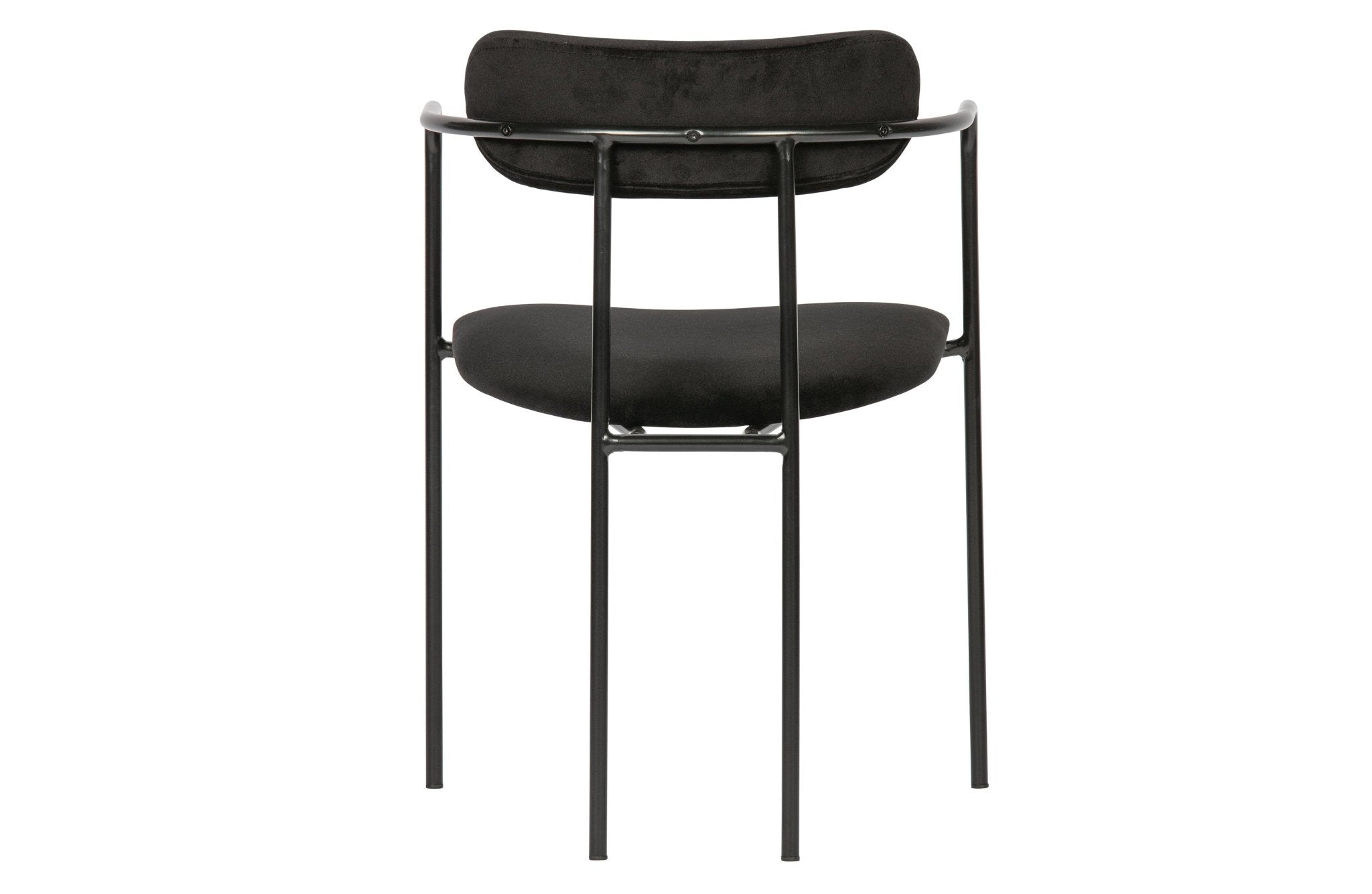 Krzesło aksamitne IVY czarny Woood Exclusive Eye on Design