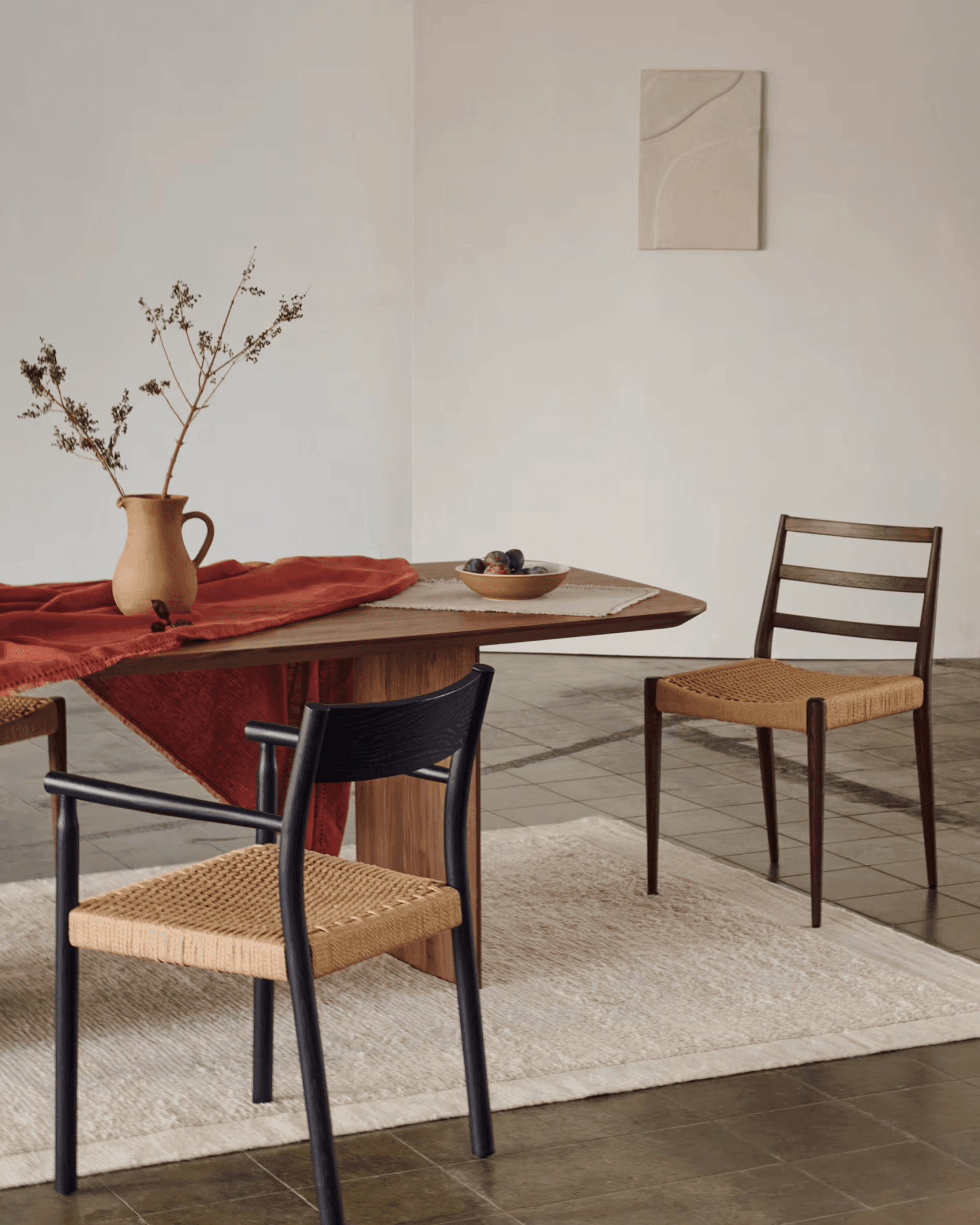 Krzesło ANALY orzechowe drewno dębowe La Forma Eye on Design