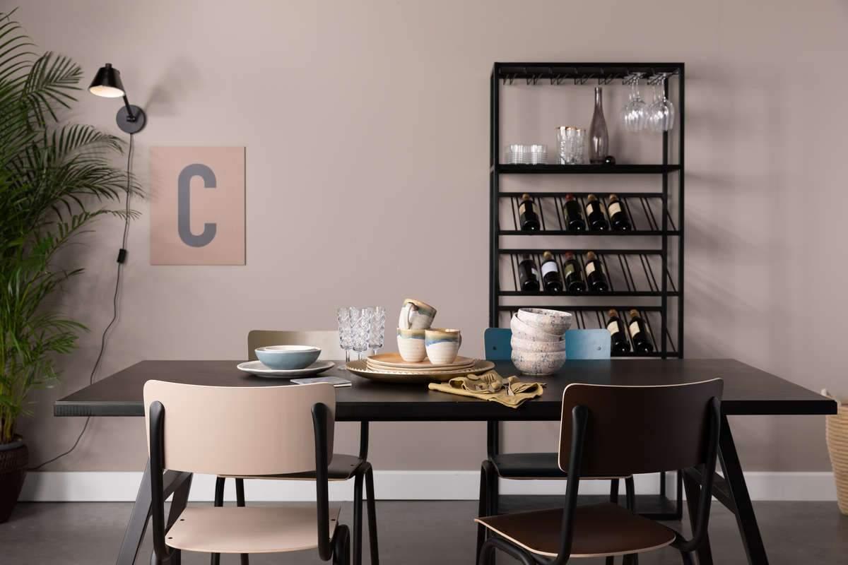 Krzesło BACK TO SCHOOL czarny Zuiver Eye on Design