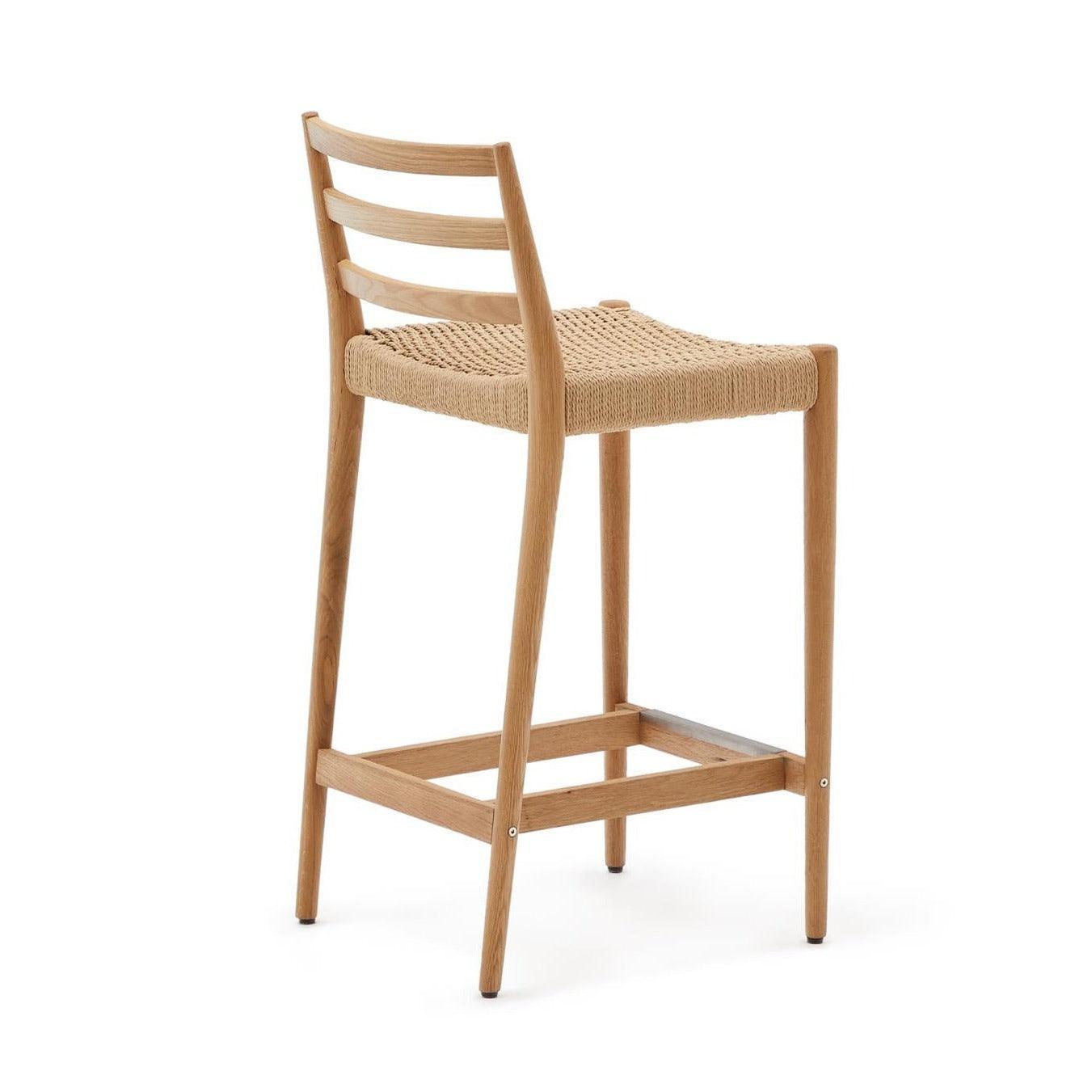 Krzesło barowe ANALY lite drewno dębowe La Forma Eye on Design
