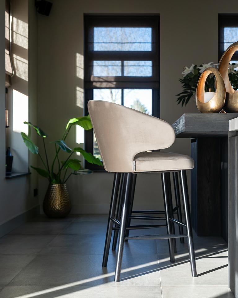 Krzesło barowe INDIGO beżowy Richmond Interiors Eye on Design