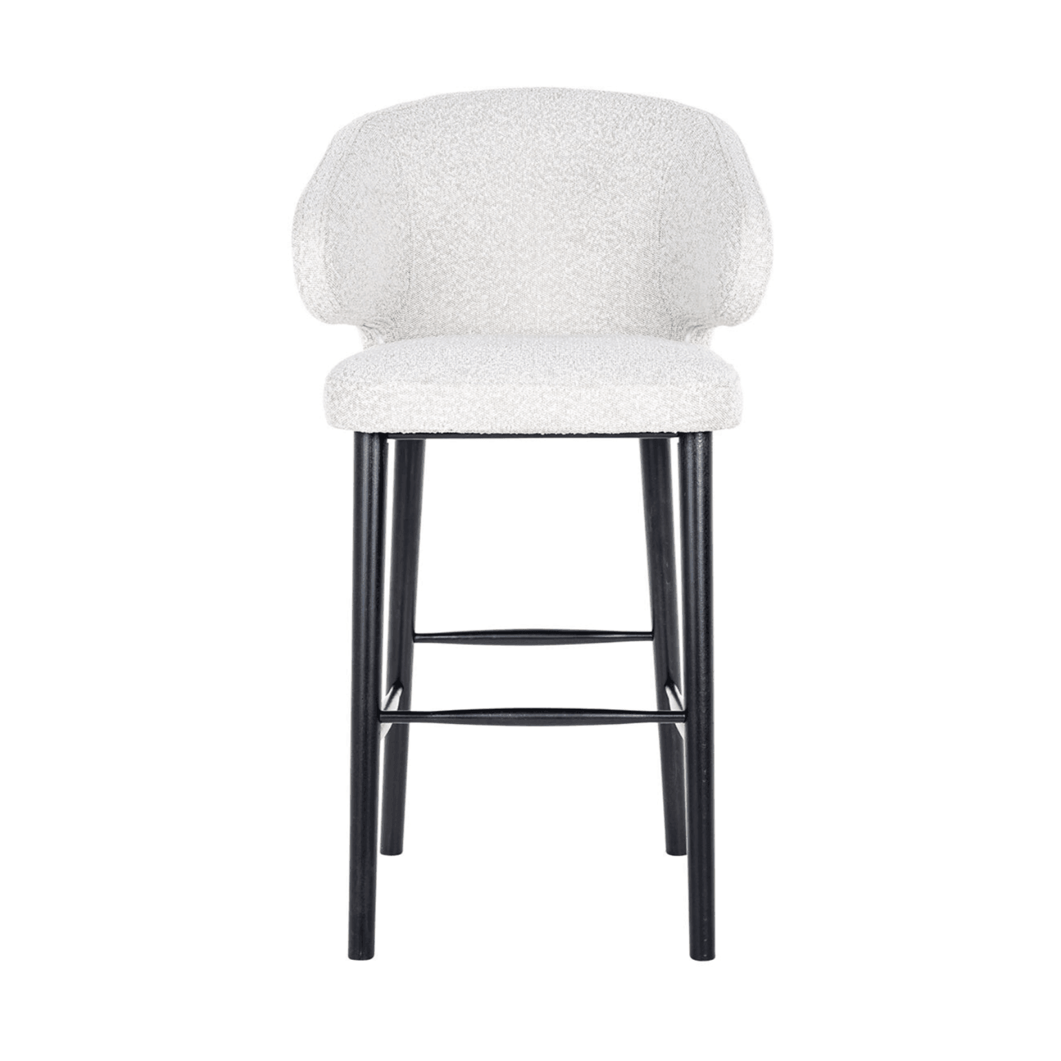 Krzesło barowe INDIGO biały bouclé Richmond Interiors Eye on Design