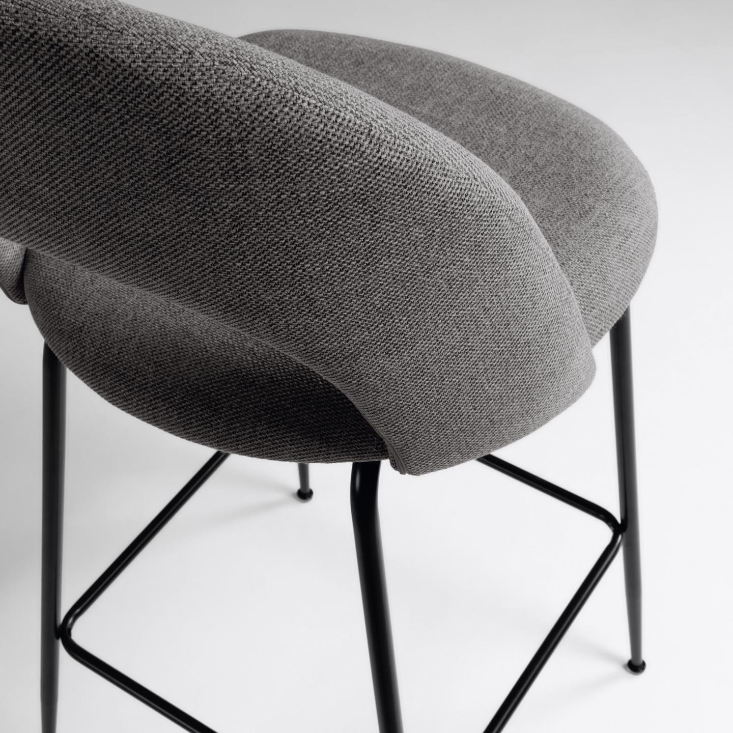 Krzesło barowe MAHALIA ciemnoszary La Forma Eye on Design