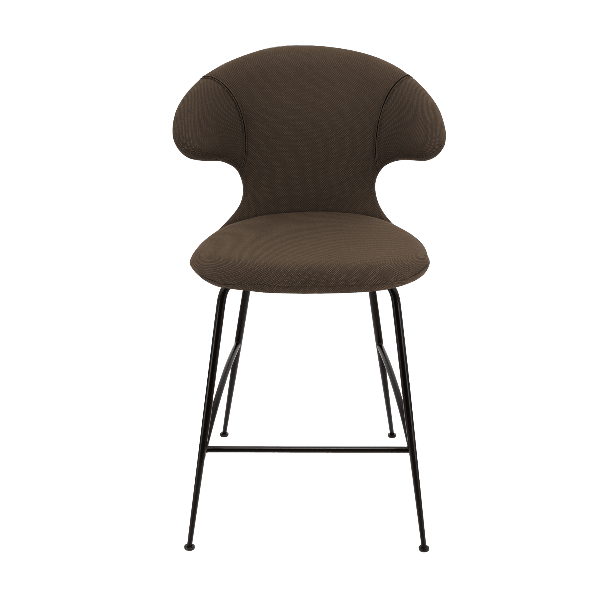 Krzesło barowe TIME FLIES kawowy z czarną podstawą UMAGE 102 cm Eye on Design