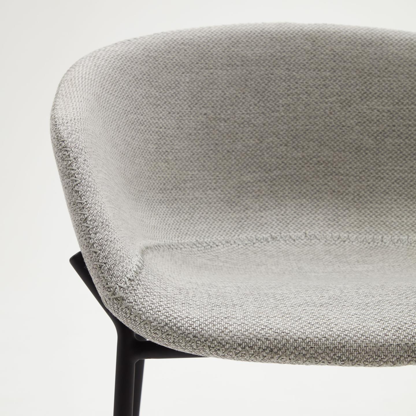 Krzesło barowe YVETTE jasnoszary La Forma Eye on Design