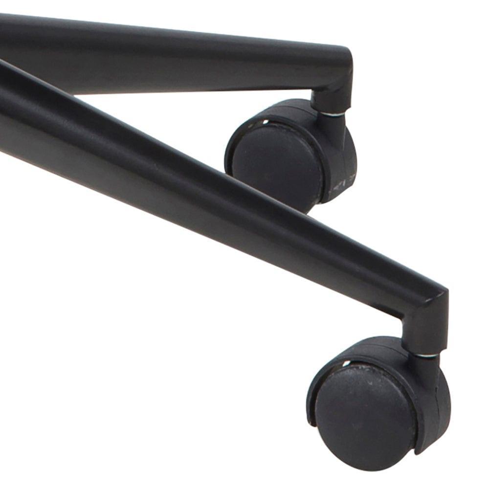 Krzesło biurowe NIKLAS czarny ekoskóra z czarną podstawą Actona Eye on Design