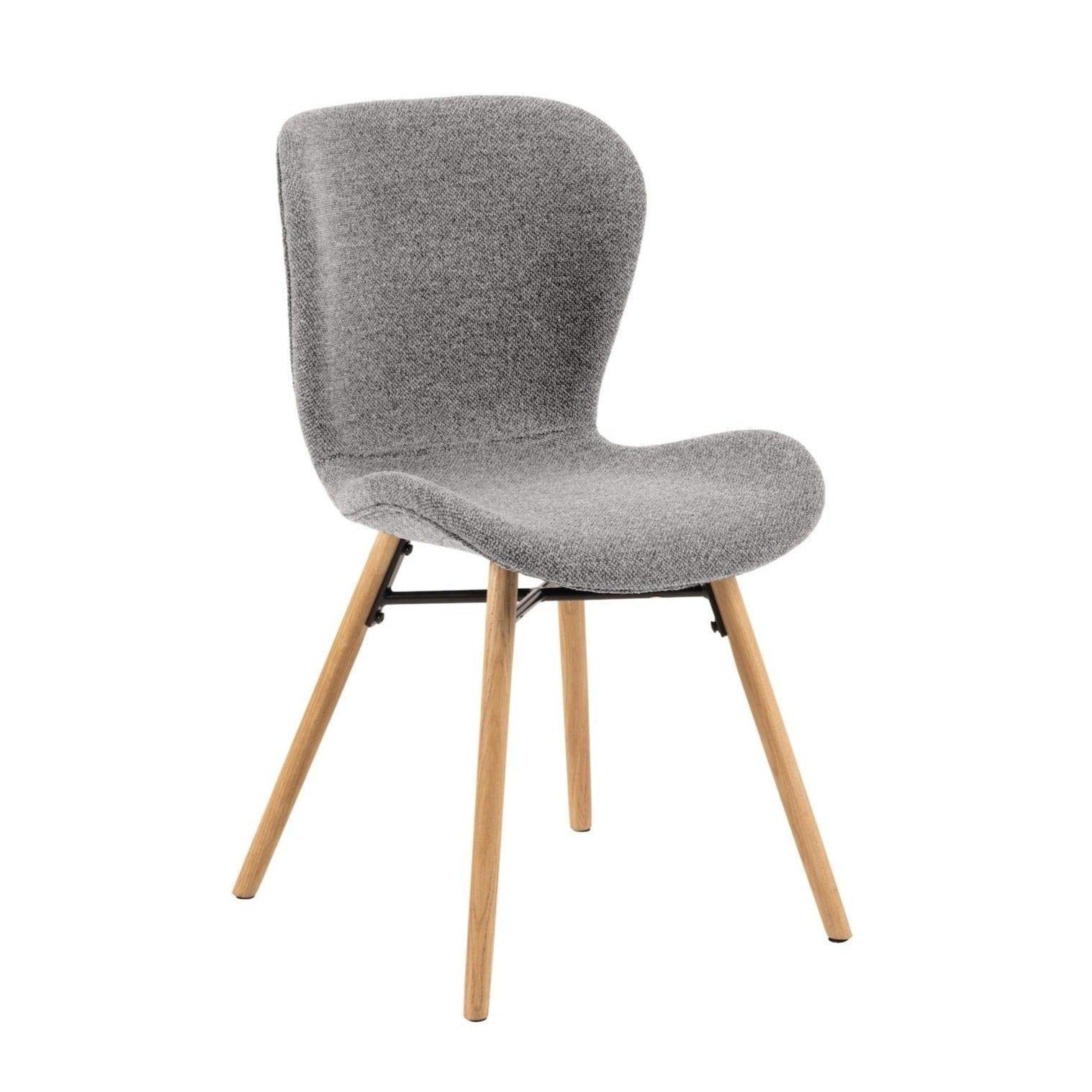 Krzesło BJORN szary z jasną podstawą Home Essentials Eye on Design