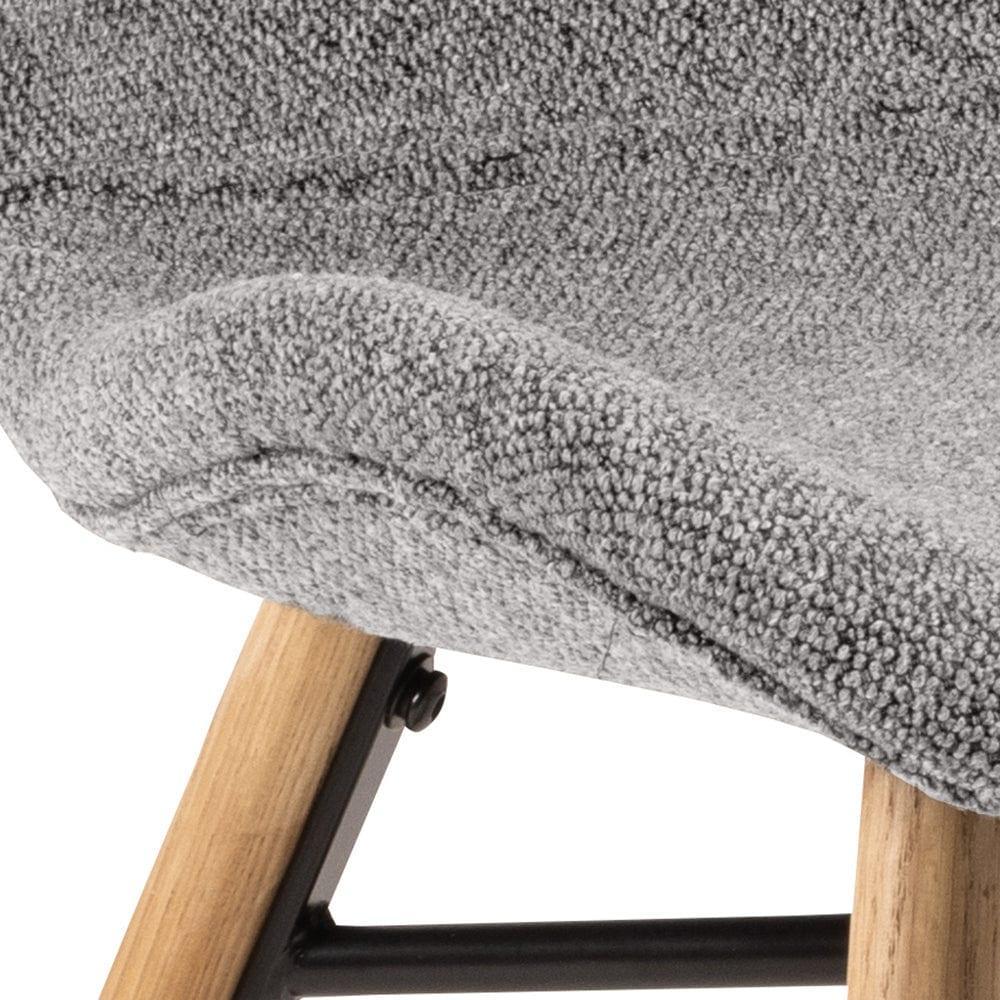 Krzesło BJORN szary z jasną podstawą Home Essentials Eye on Design