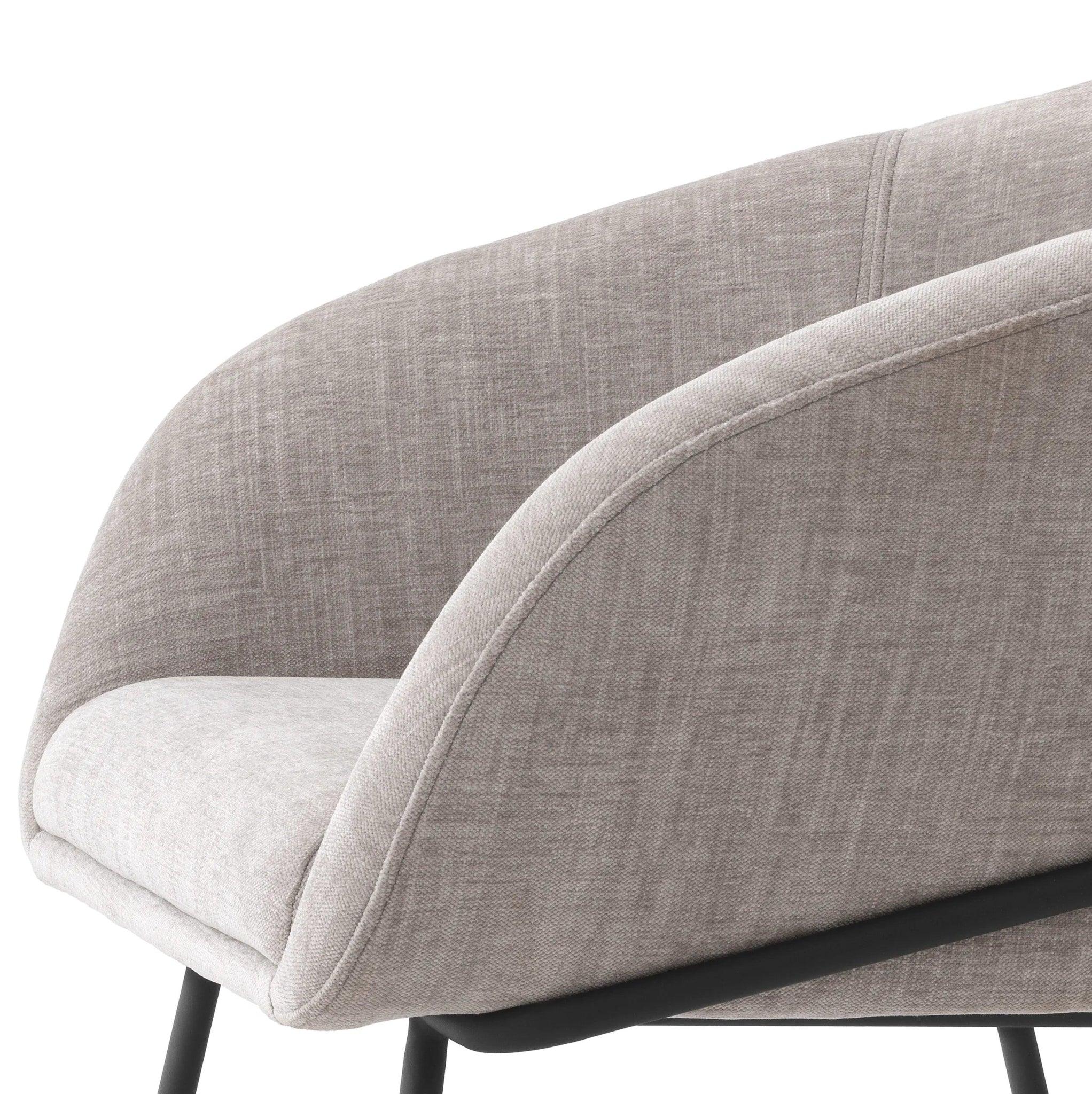 Krzesło CAMPUS szary Eichholtz Eye on Design