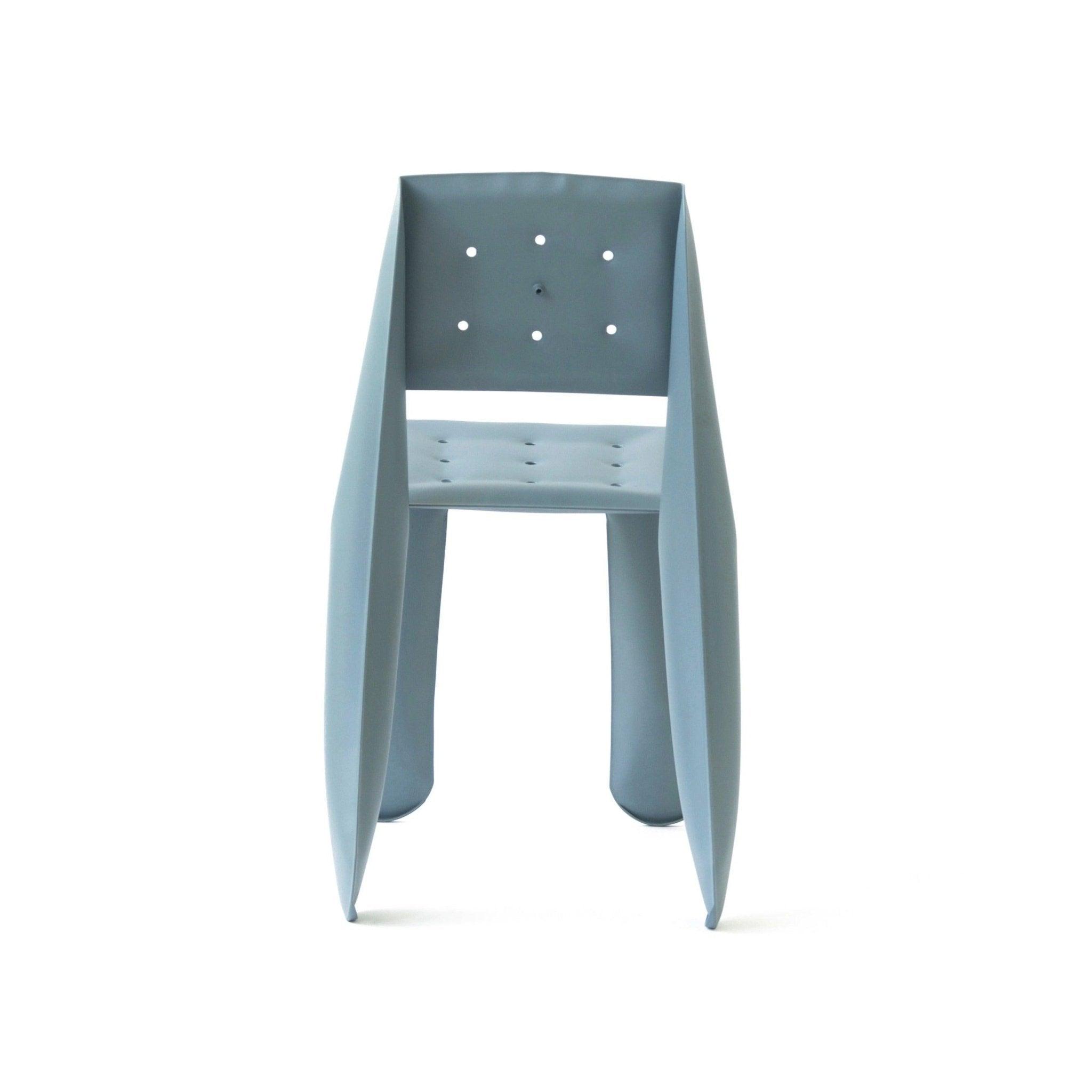 Krzesło CHIPPENSTEEL 0.5 niebieski szary mat Zieta Studio Eye on Design
